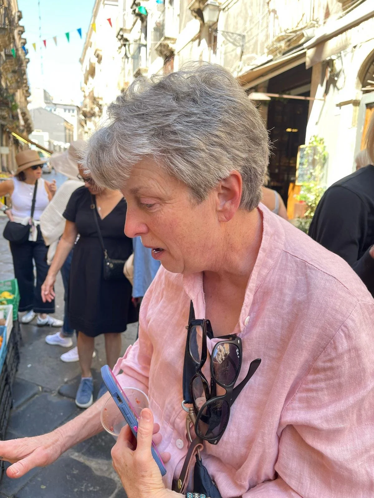 At the fish market in Catania