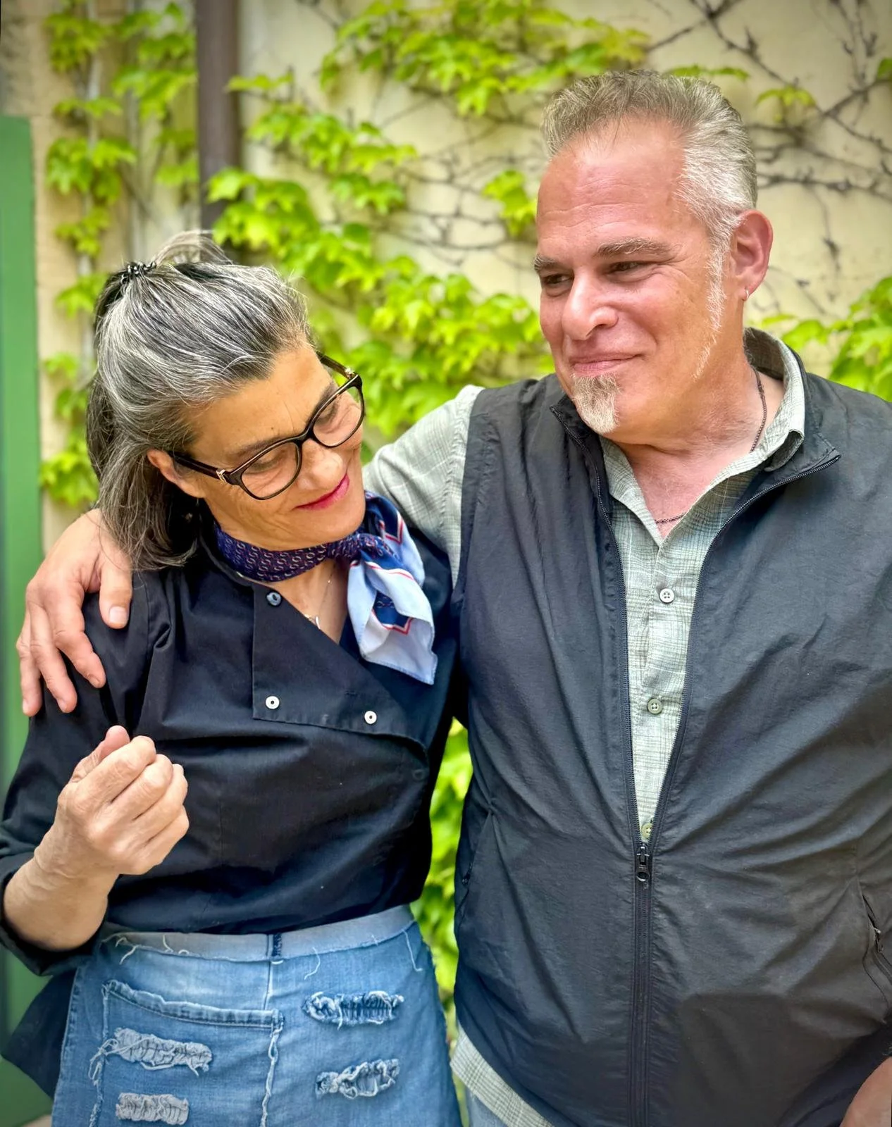 Chef friends, Maddelena Terrana and Our host, Ric Orlando