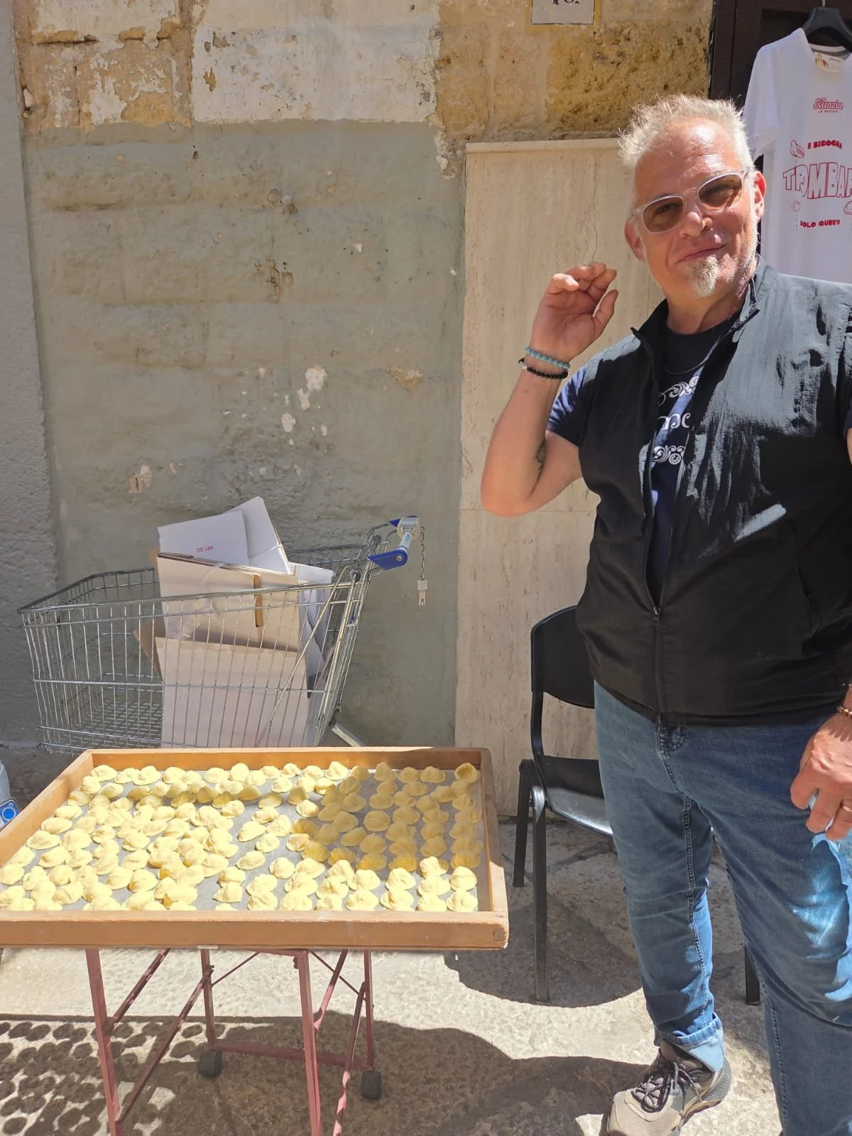 Chef Ric making Orecchietta