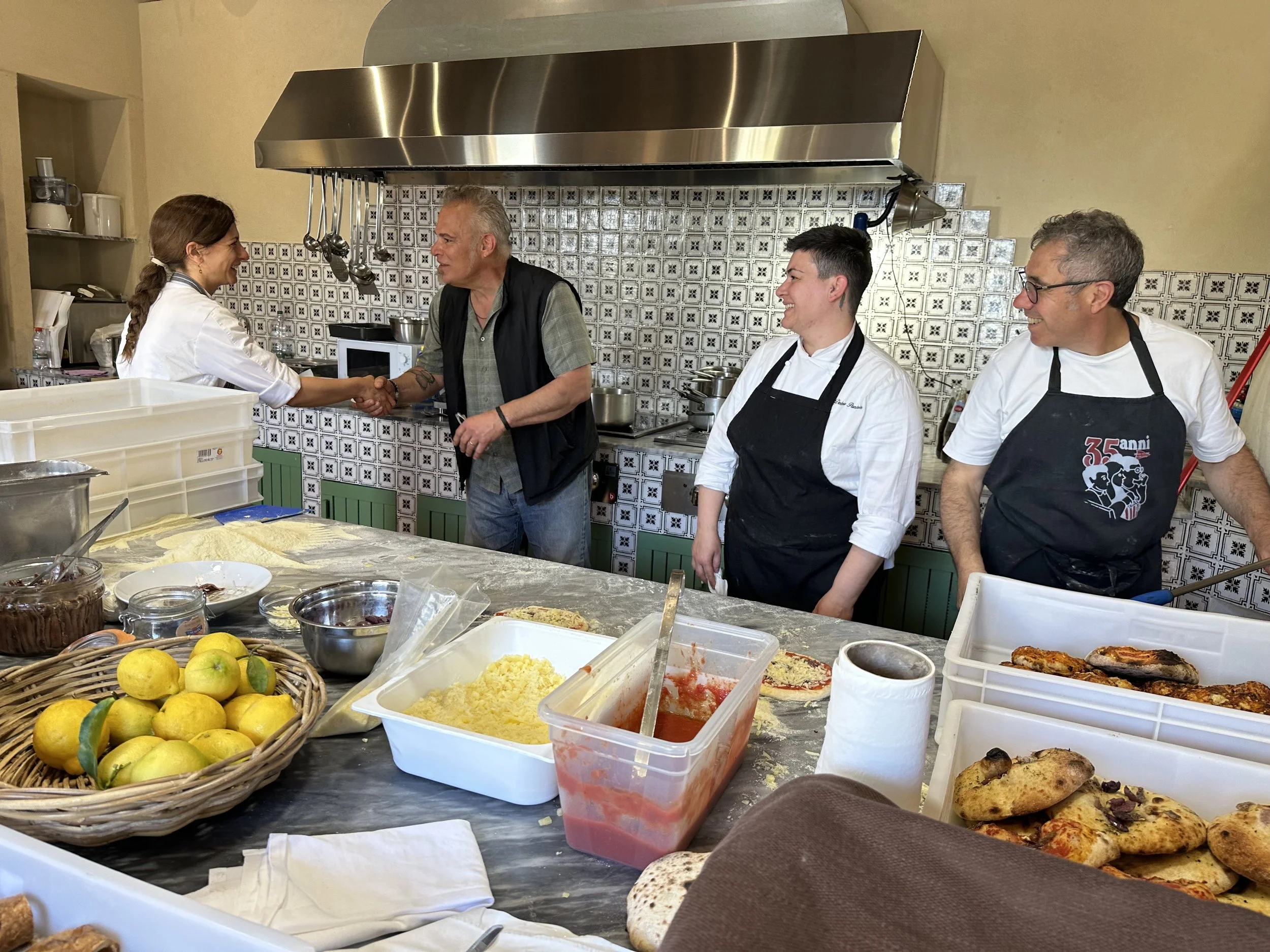 Lunch made in this lovely kitchen