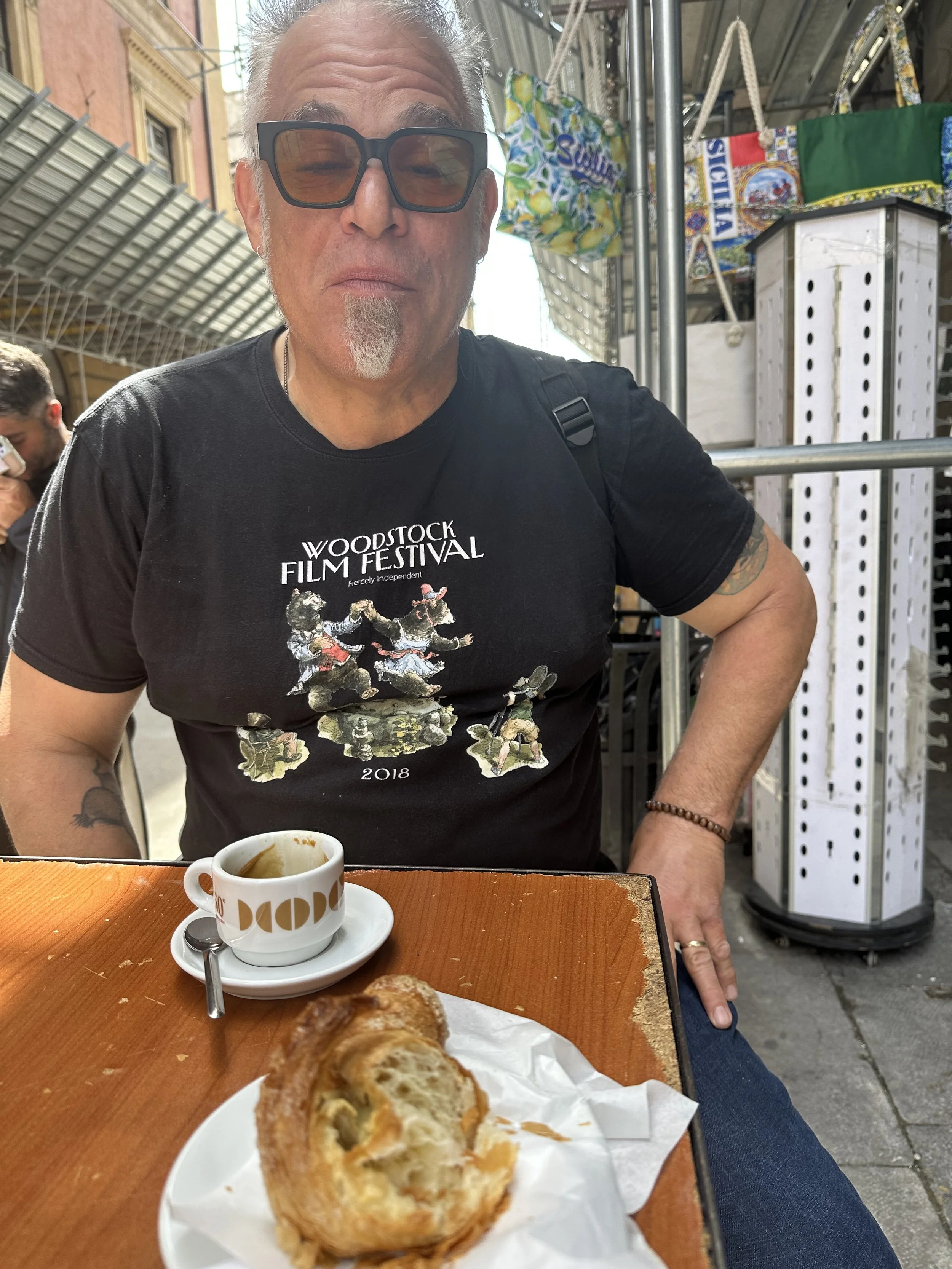 Chef Ric and I have a coffee
