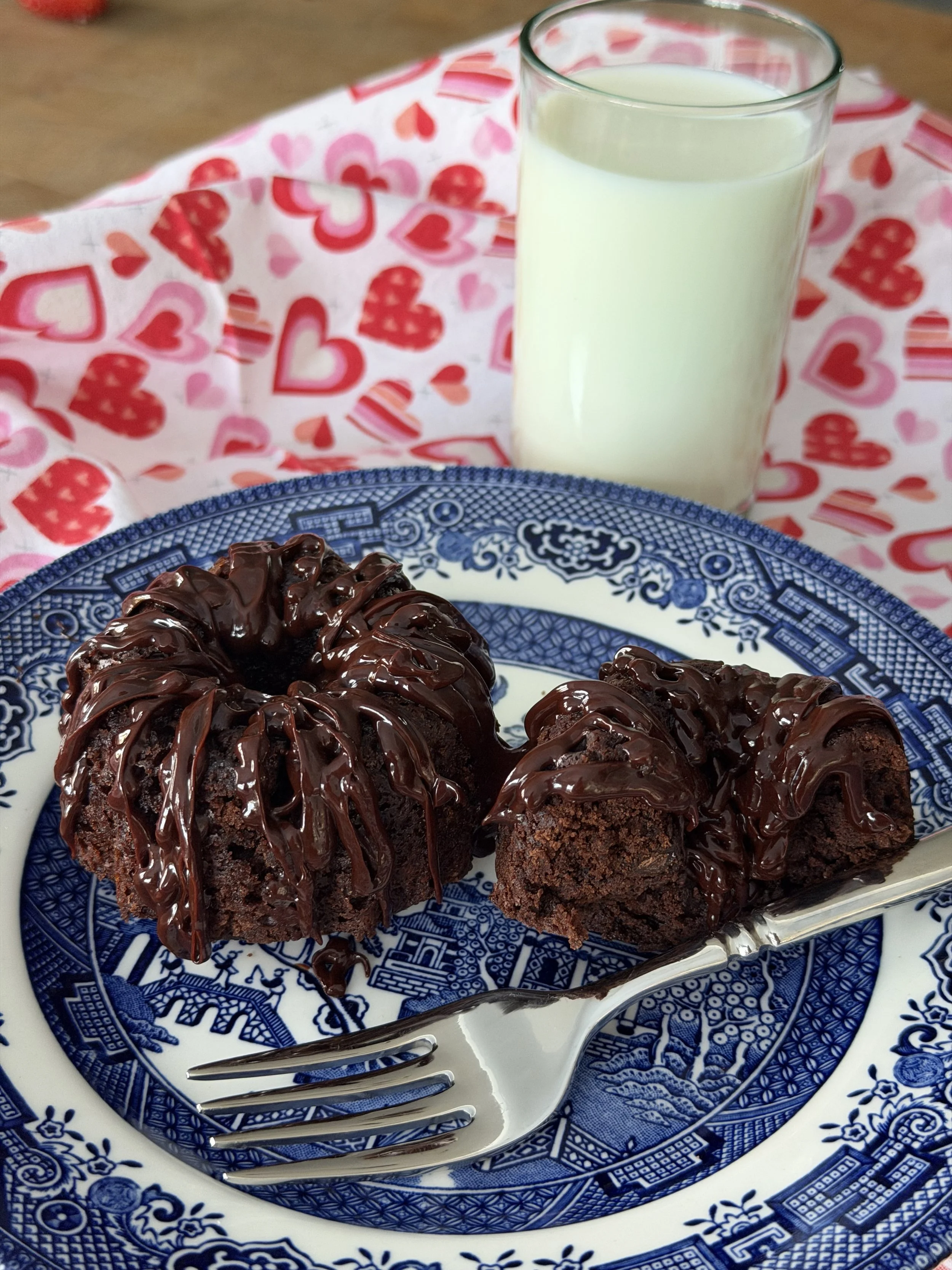 Order Triple Chocolate Decadent Mini Bundt cakes for February 14