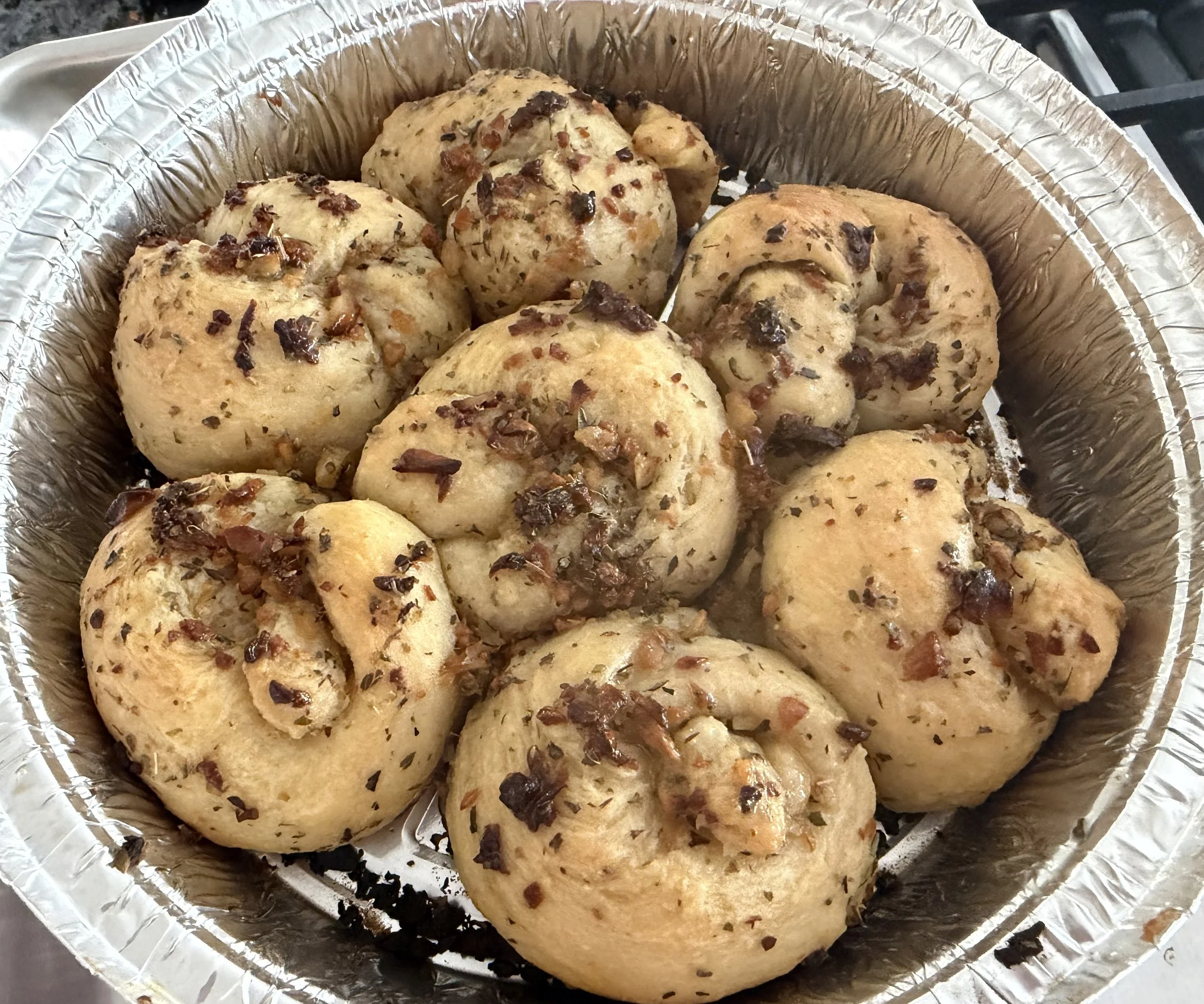 Garlic Herb Sourdough Knots