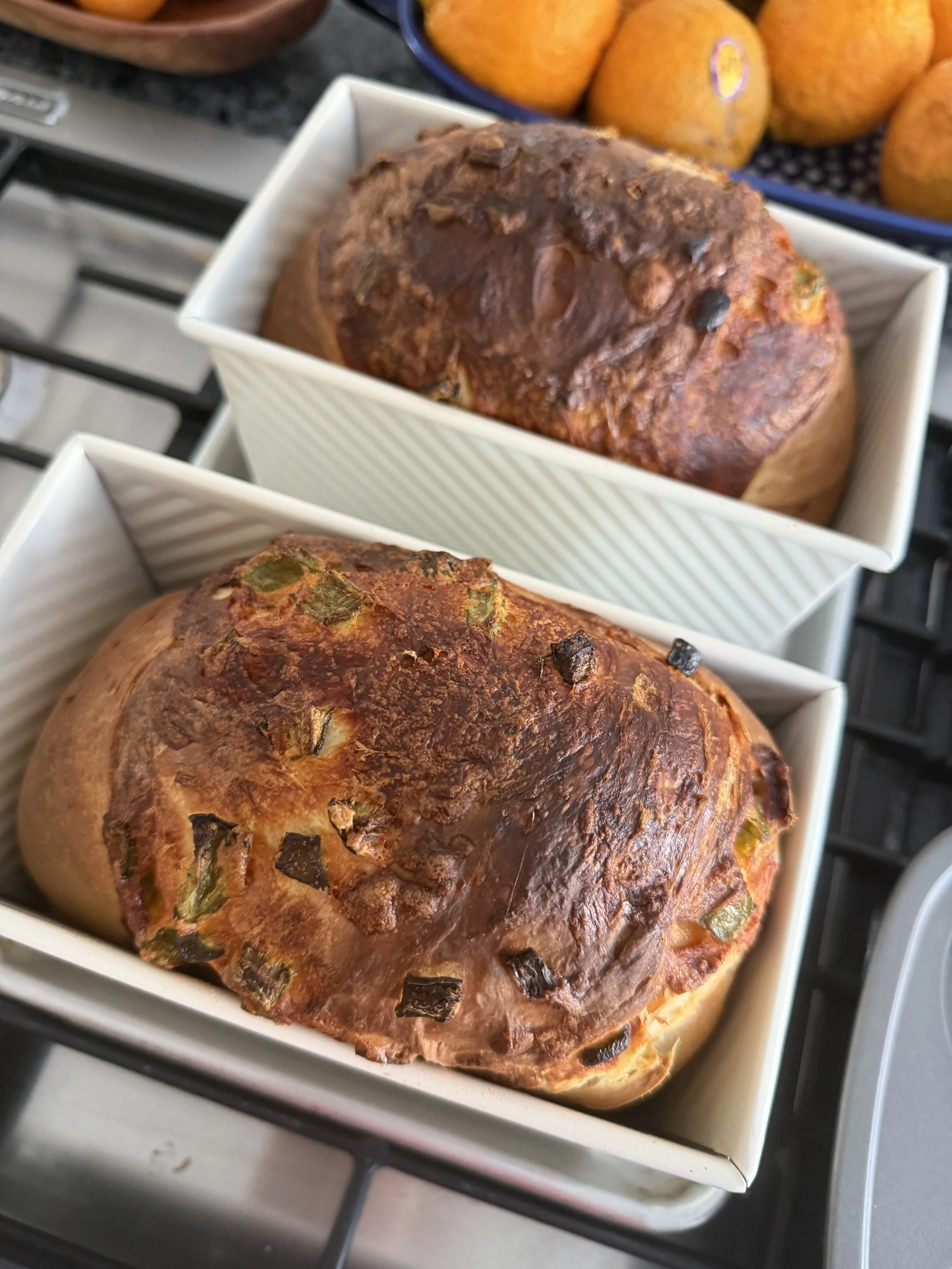 Jalapeño Sharp Cheddar Sourdough Bread
