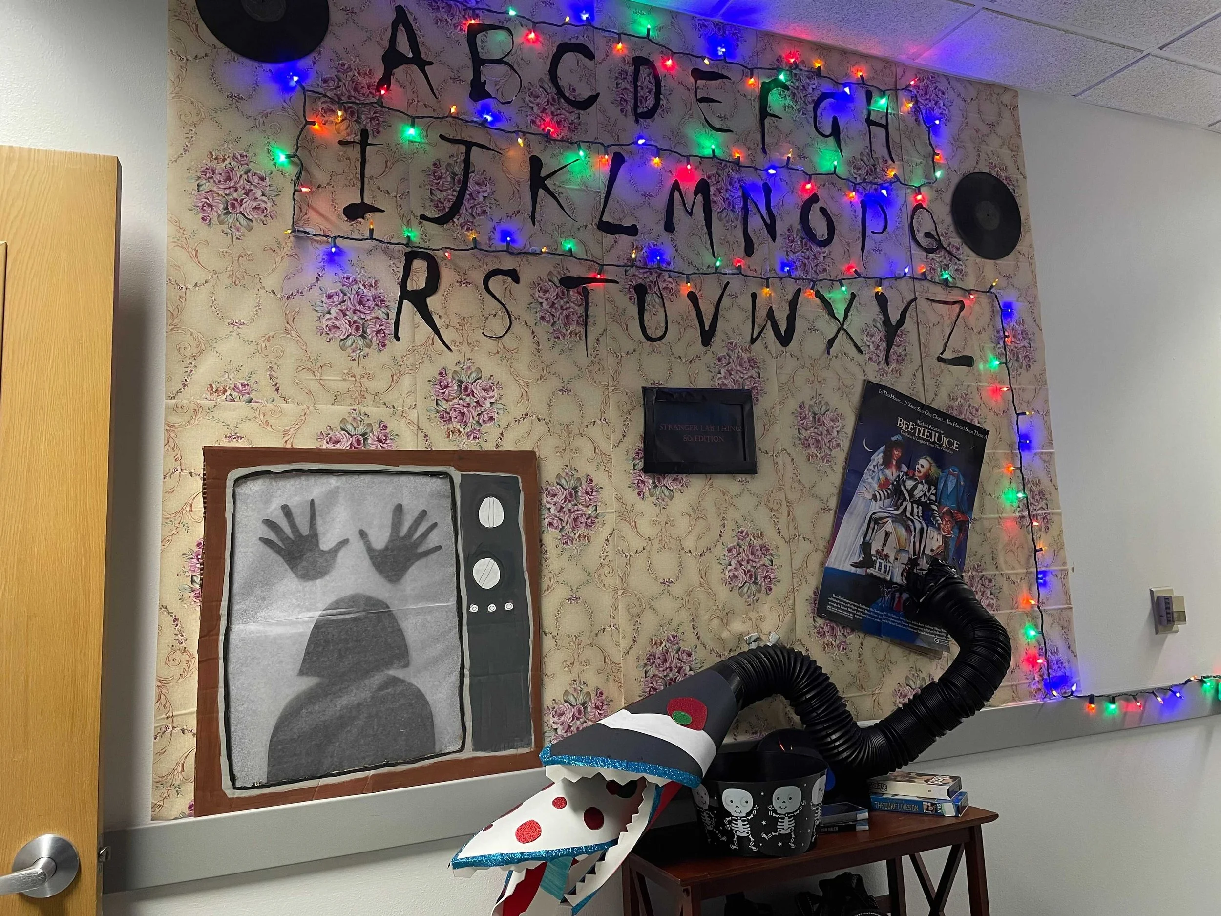 A mash up of Stranger Things and classic Halloween movies