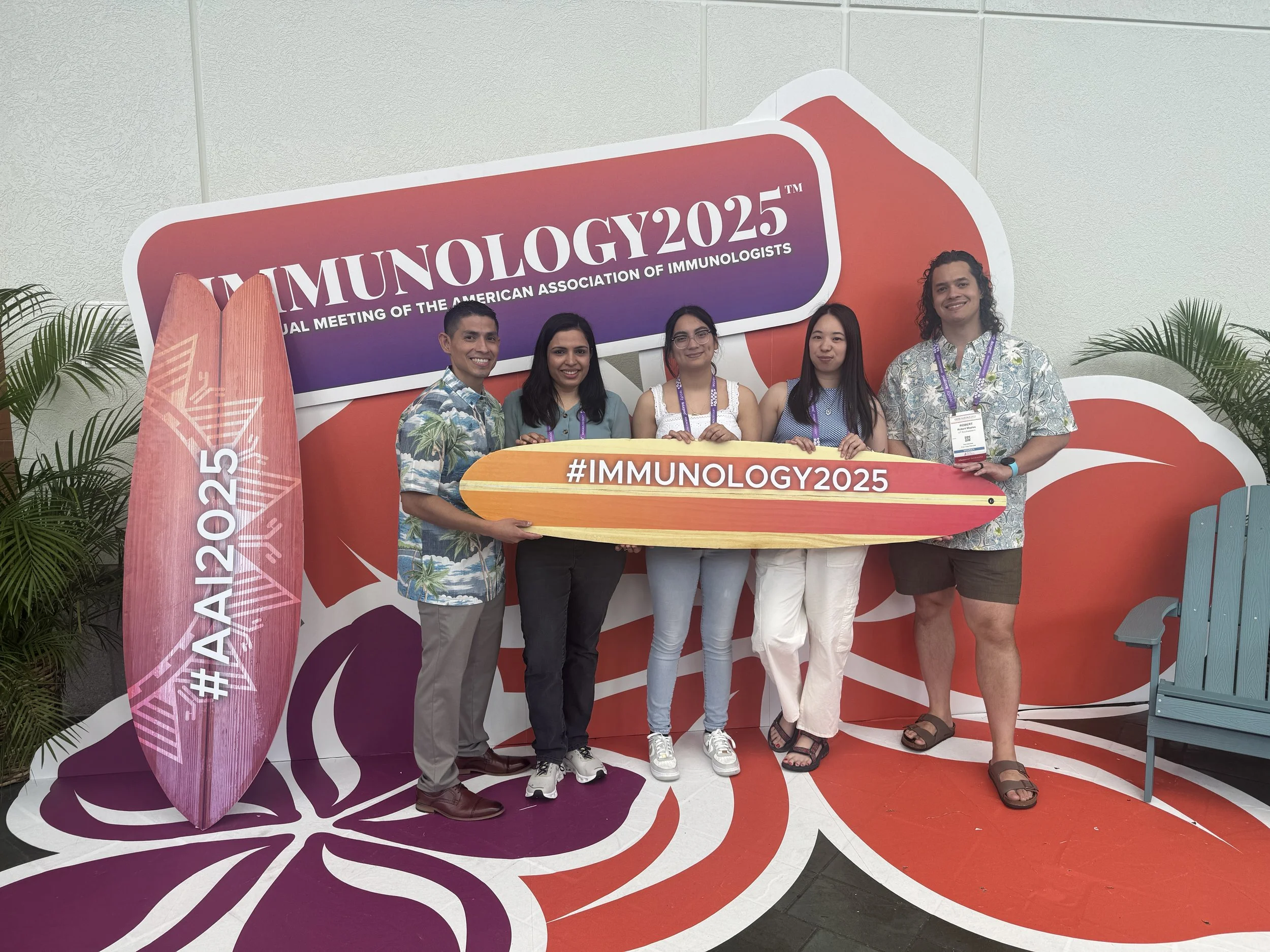 Hancks lab with J, Anuja (Reese lab) and Robert (Pfeiffer lab)