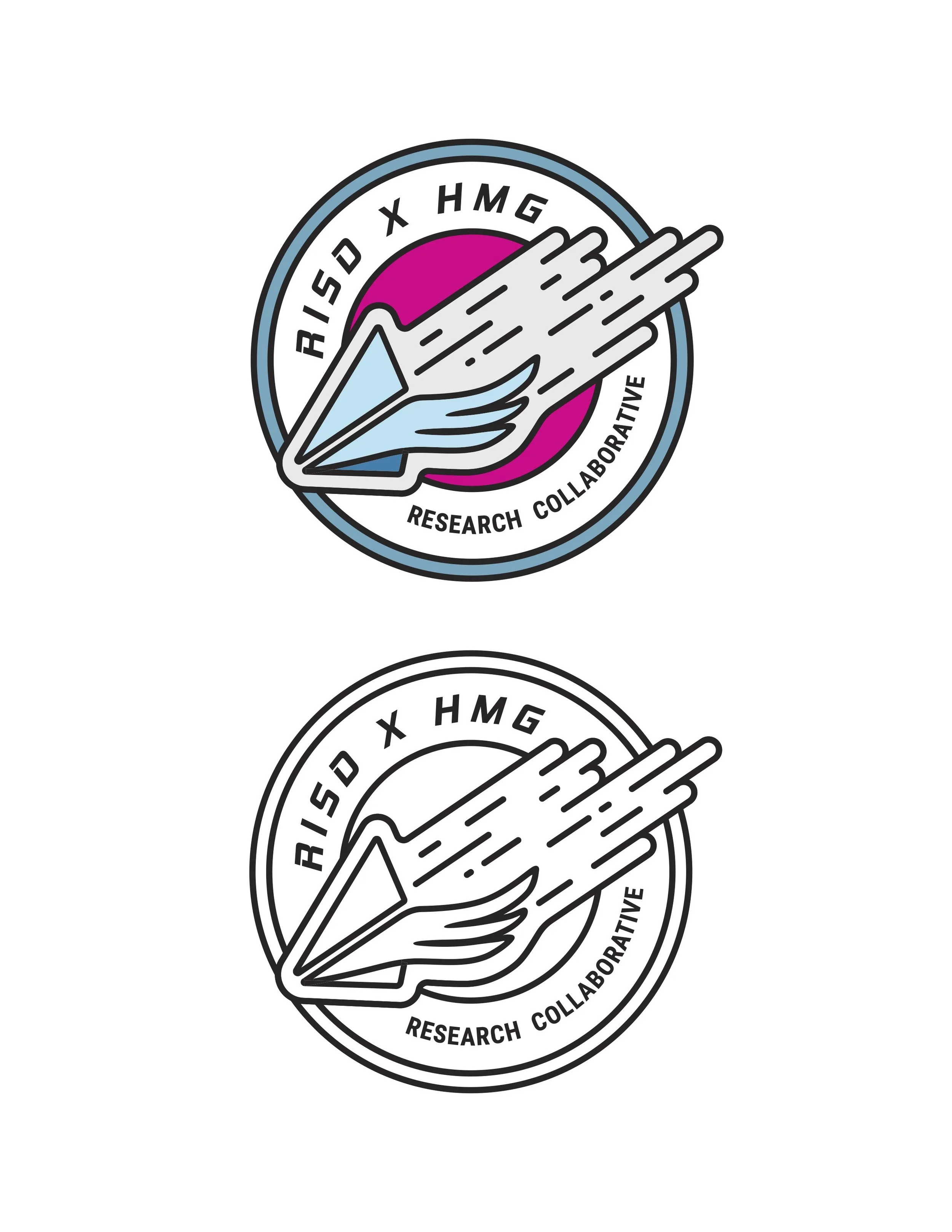 RISD X HMG Logo Design Draft 2019-20
