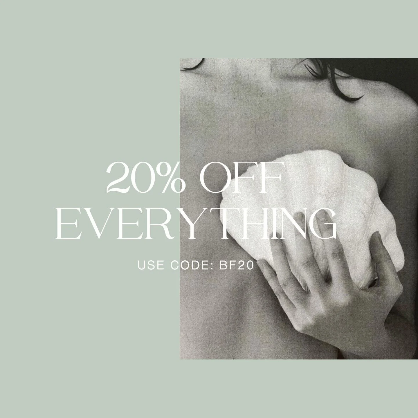 Black Friday is just around the corner, and we thought you could use a little beauty treat amidst the chaos! This Friday, the 28th, enjoy 20% off all products both online and in-store. Stock up on your favorite skincare or grab some Christmas gifts. 