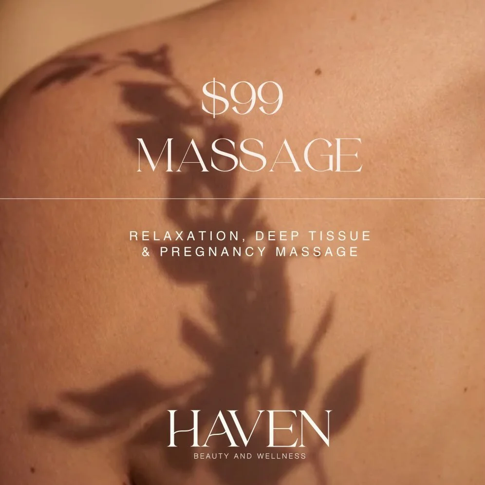 Treat yourself to a one-hour massage for just $99 with our new therapist, Luana, available now until Christmas 💫

Luana is skilled in various techniques including relaxation, deep tissue, thai and pregnancy massage - just choose the style that suits