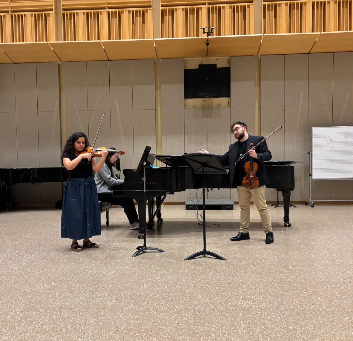 William Shaub gives a masterclass at Penn State University.
