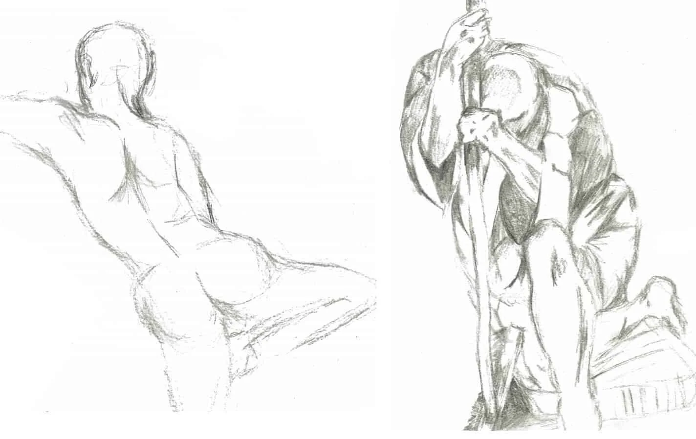 DFA Life Drawing Sessions: Part One

Here is the first part of my life drawings since the start of the year, I've decided to seperate them into seperate parts to add some variation. 
These are my charcoal drawings which are all from the earlier weeks