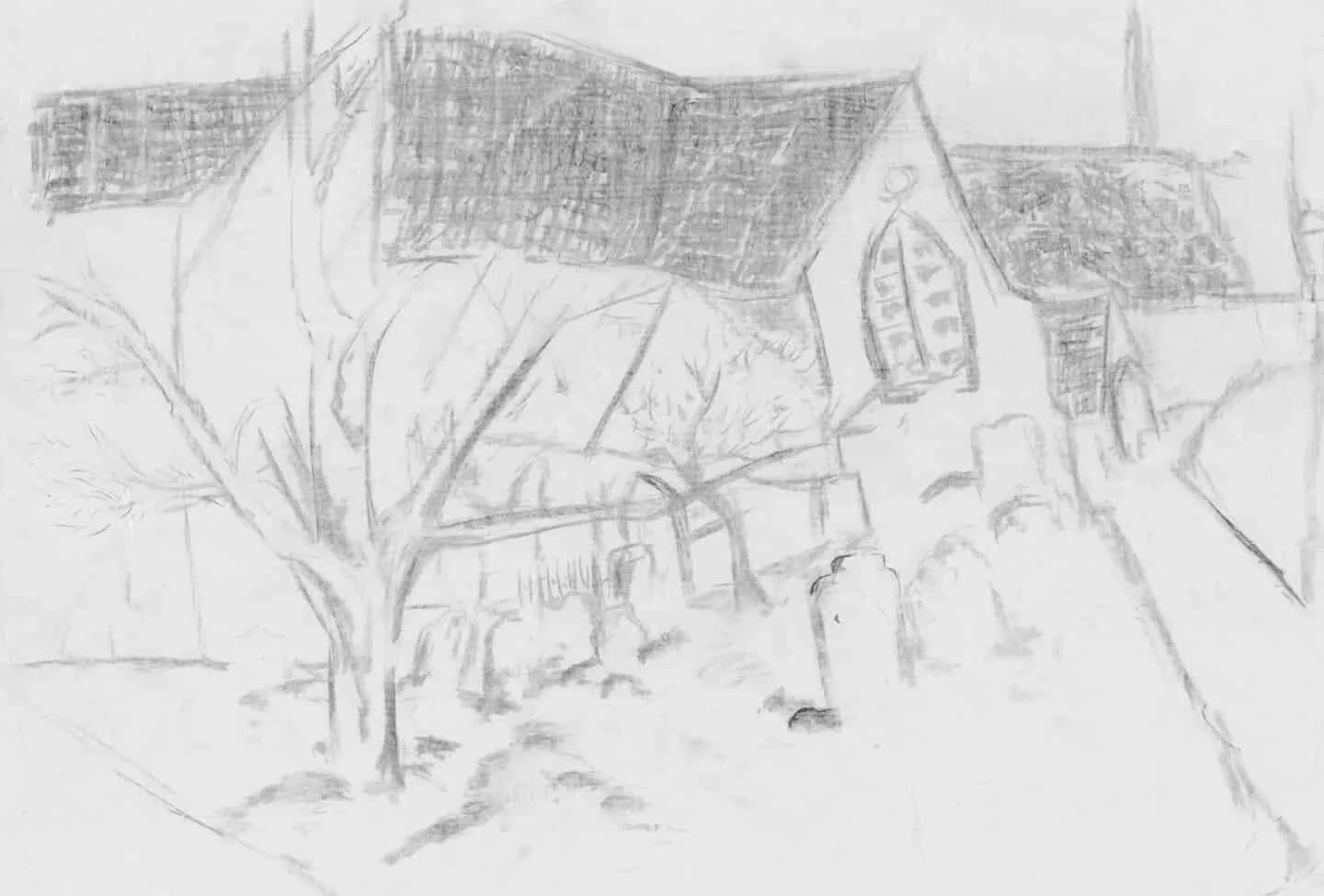 Monday 6th January: Site Drawing (Big Scale)

This week I found this task quite difficult, mainly due to having to do this sketch while it was windy. I tried to include a couple of tones and add a bit of variation in terms of marks that I made. My pr