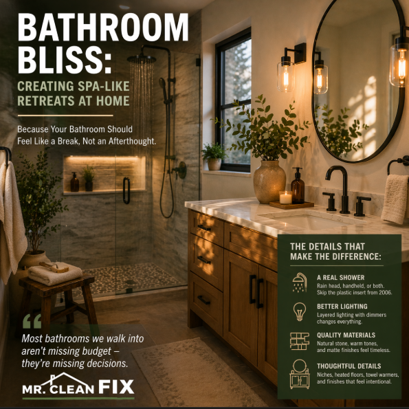 Bathroom Bliss: Creating Spa-Like Retreats at Home