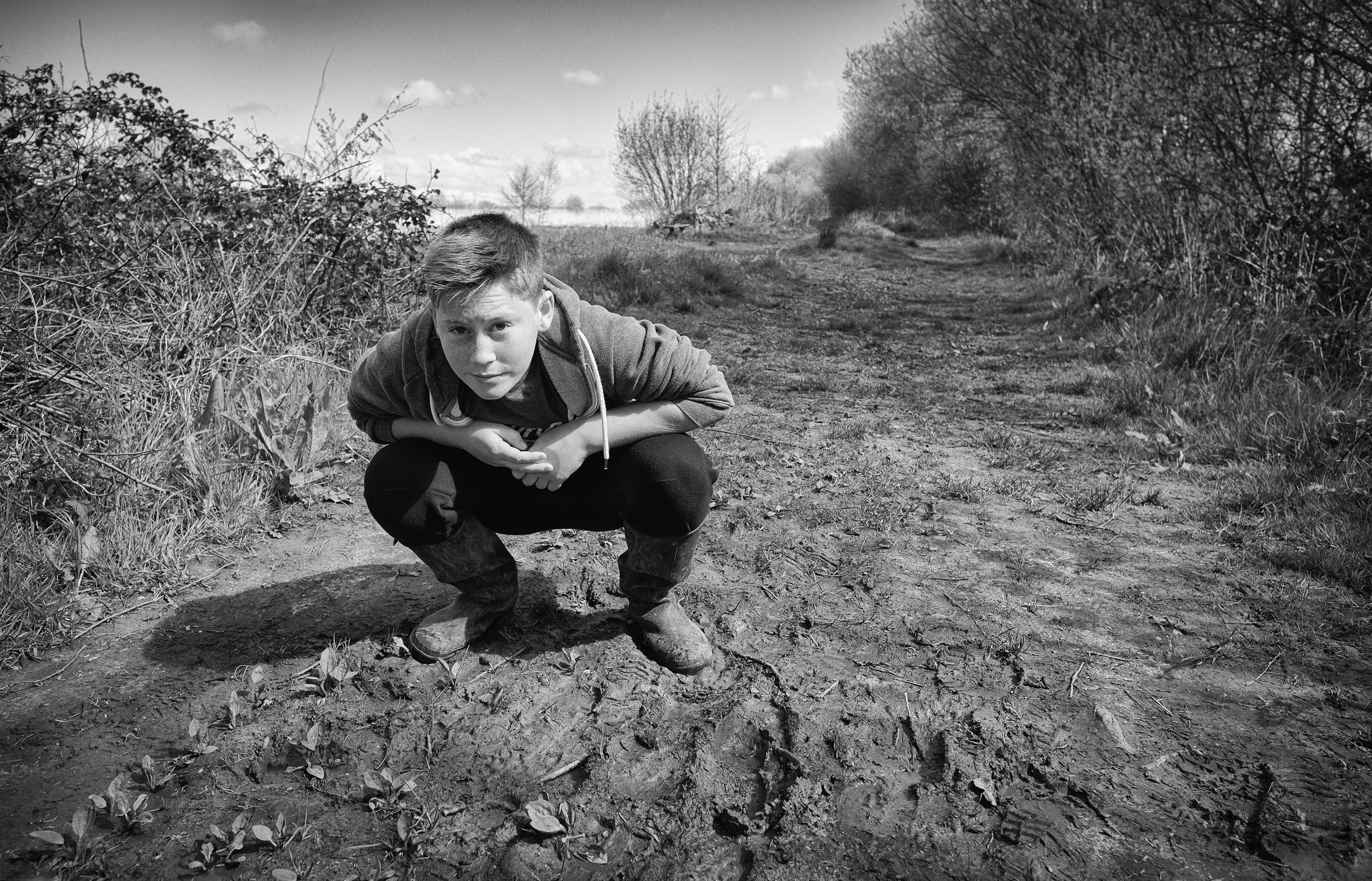 A Muddy Walk in April