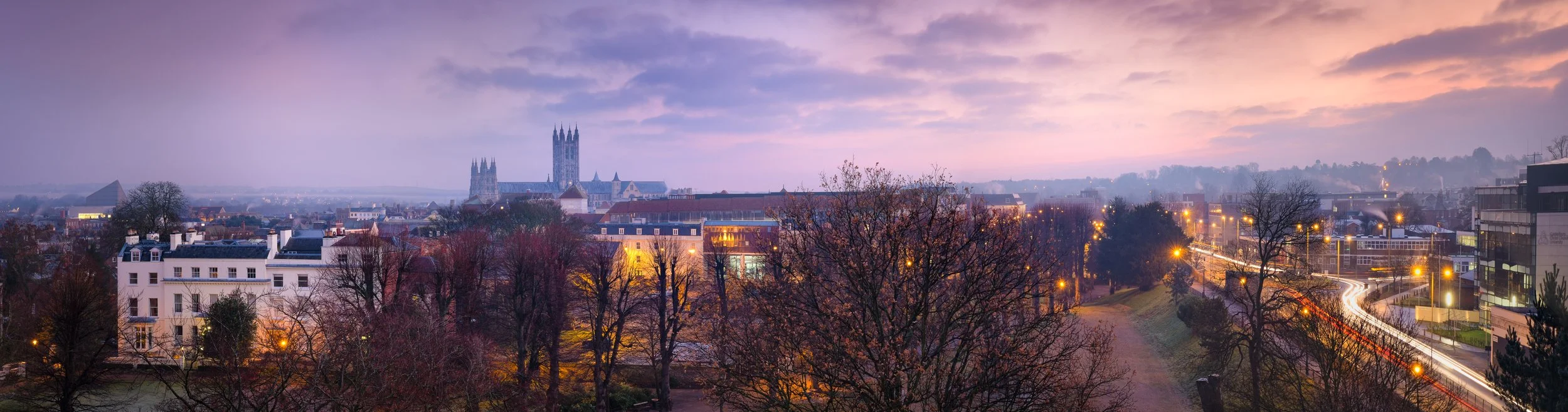 Canterbury Dawn Skyline