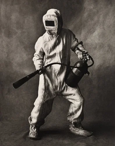 IrvingPenn_Steel+Mill+Fire+Fighter,+New+York,+1951+(Platinum).jpg