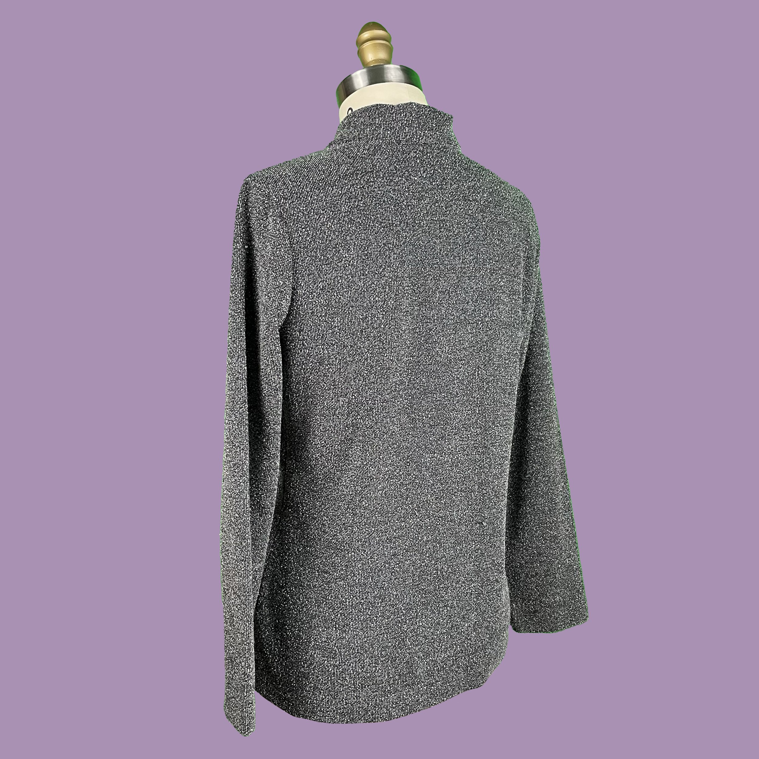 90's Tweed Zip Up Jacket — High Femme Vintage