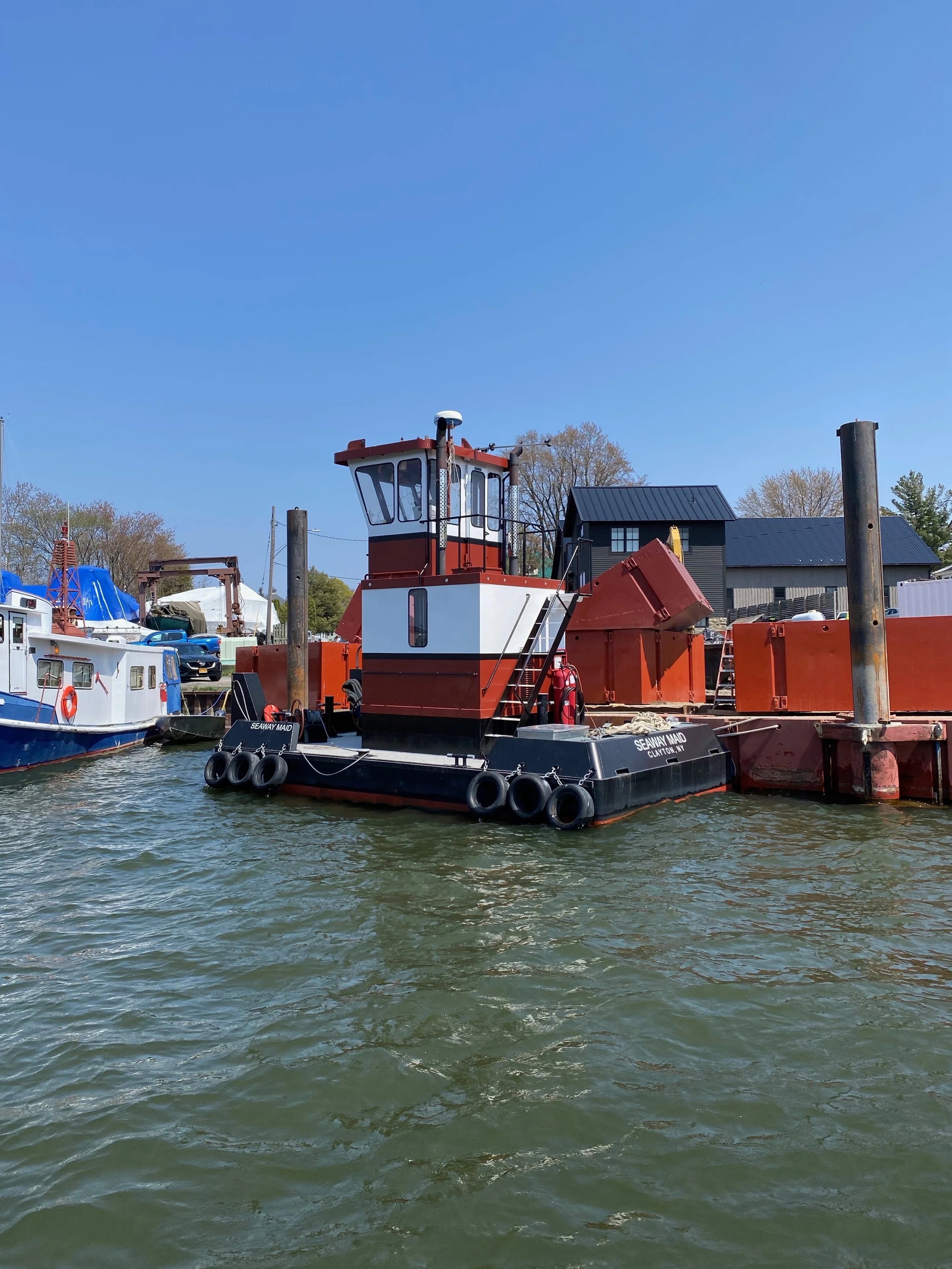 pushboat truckable tug Clayton NY