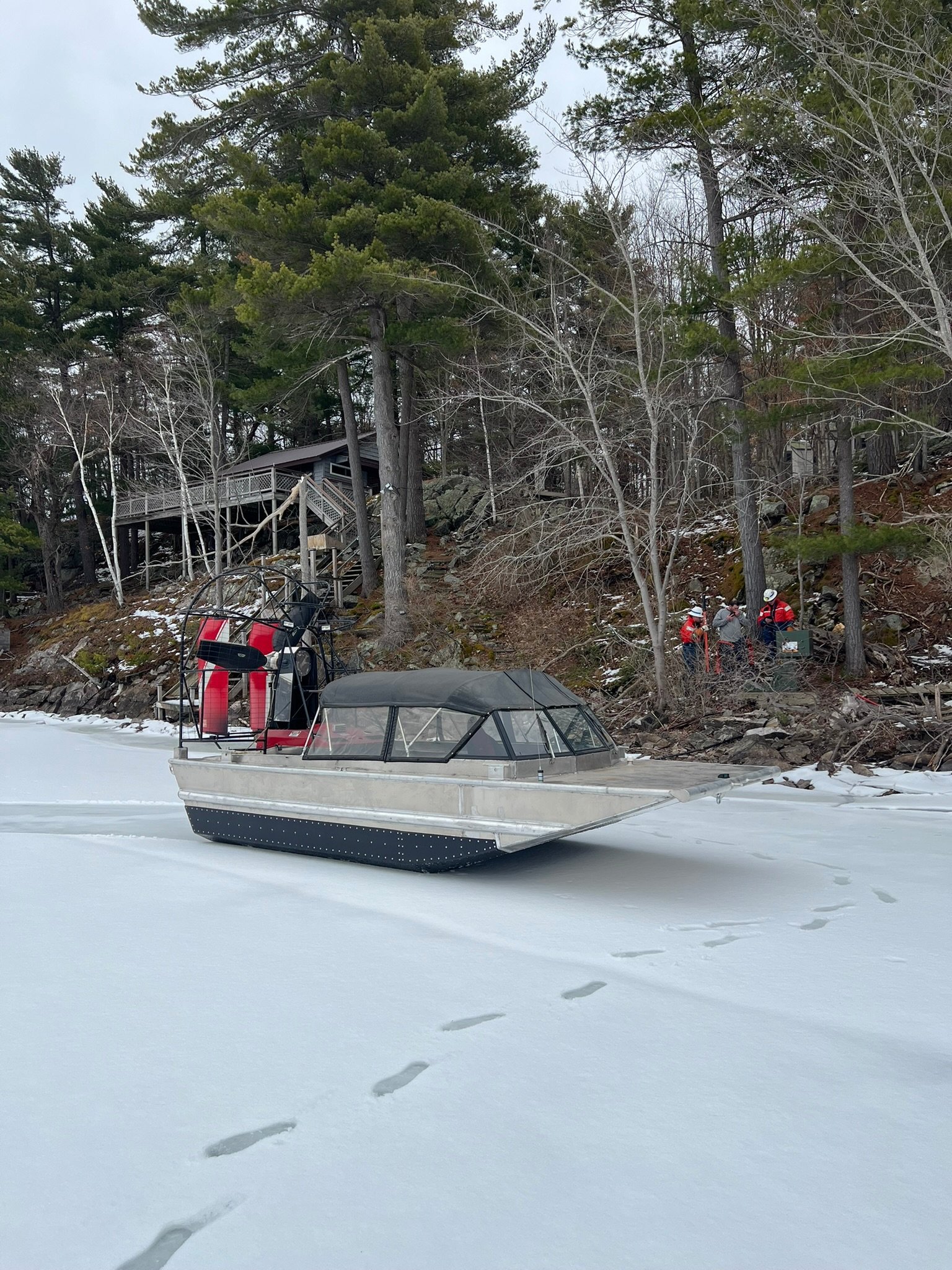 airboat ice boat thousand islands NY