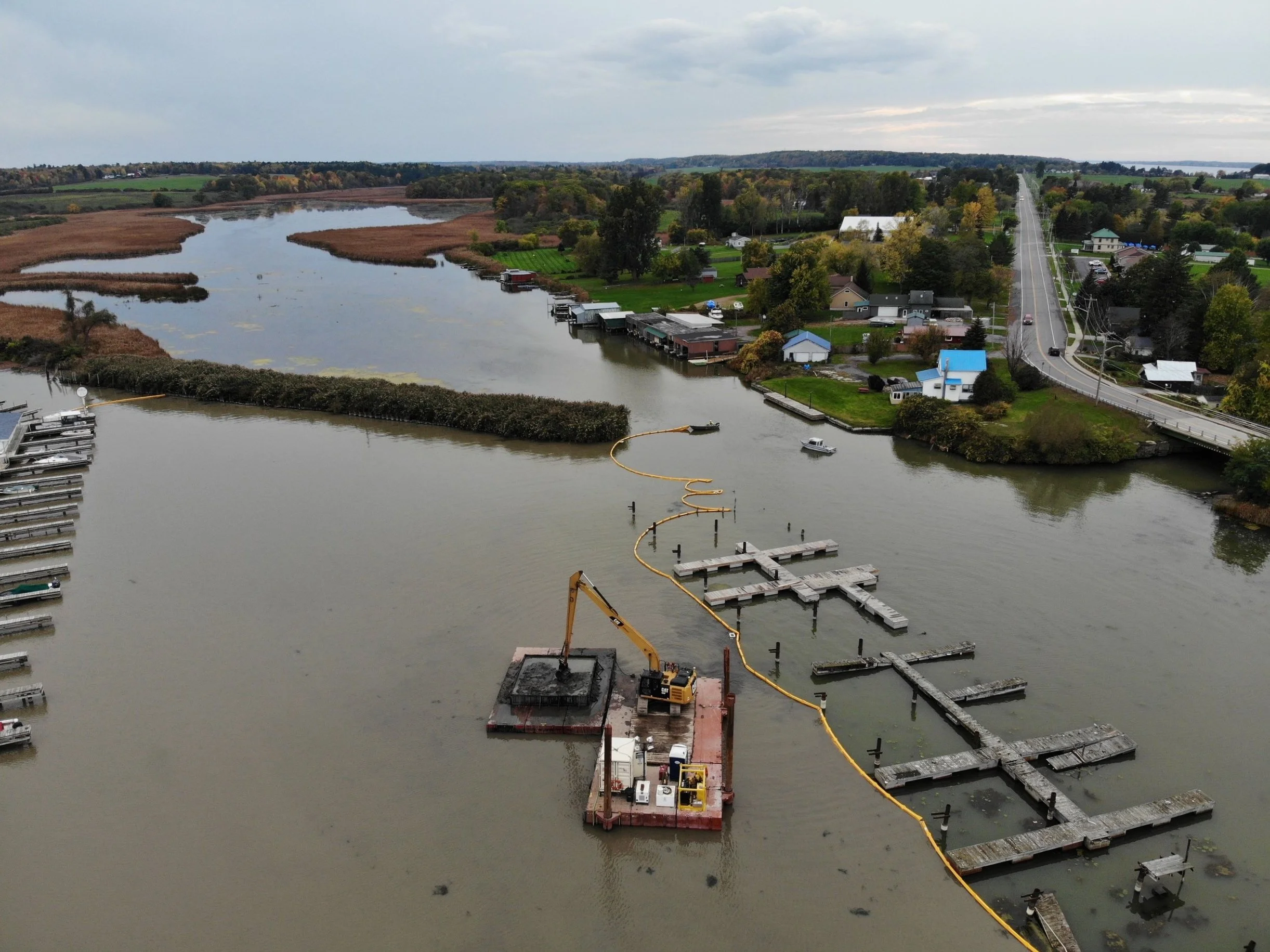 Dredging Clayton Alexandria Bay New York