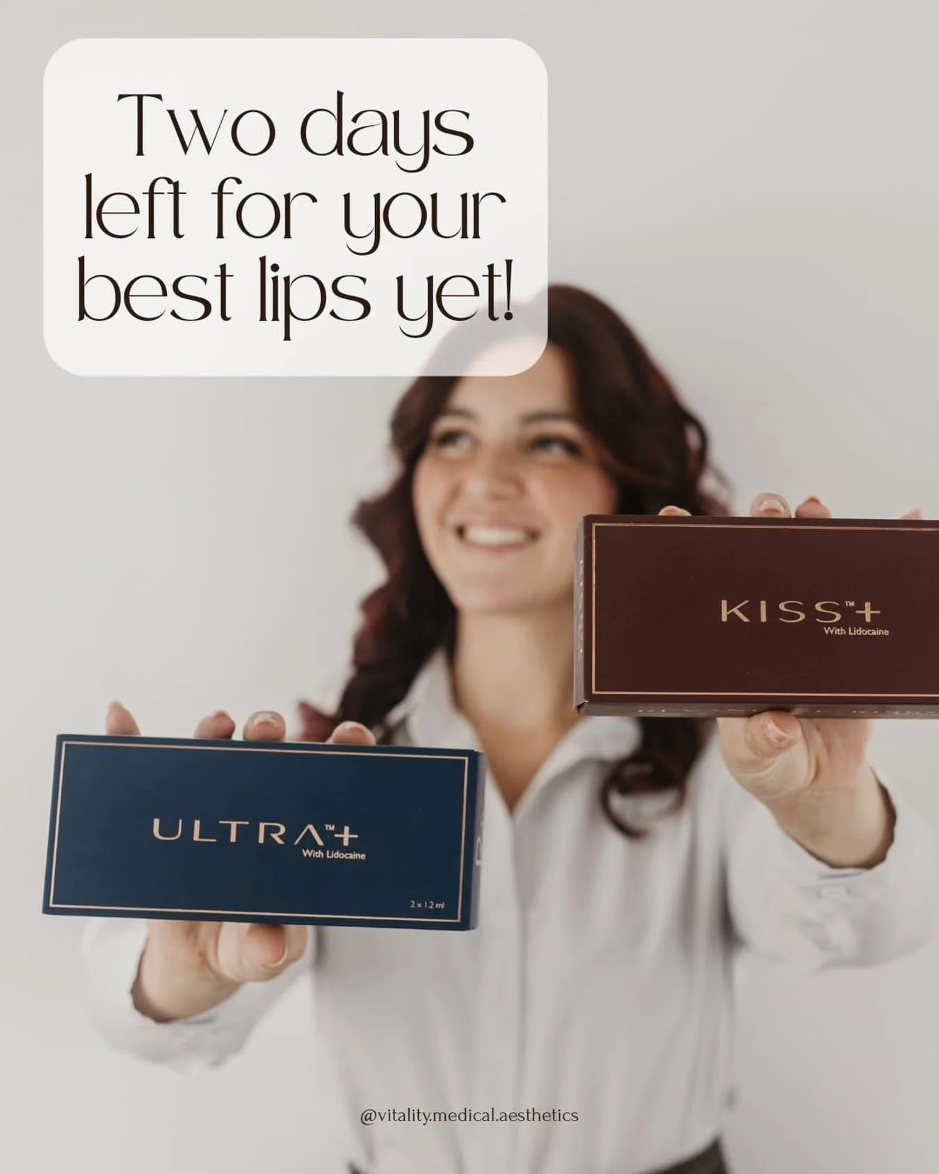 Only two days left of my birthday lip filler flash sale event!
-
Book your lip filler appointment before end of day Jan 31st, 2026 to secure 10% off your treatment. 
-
Please note the treatment doesn&rsquo;t have to occur in January, the appointment 