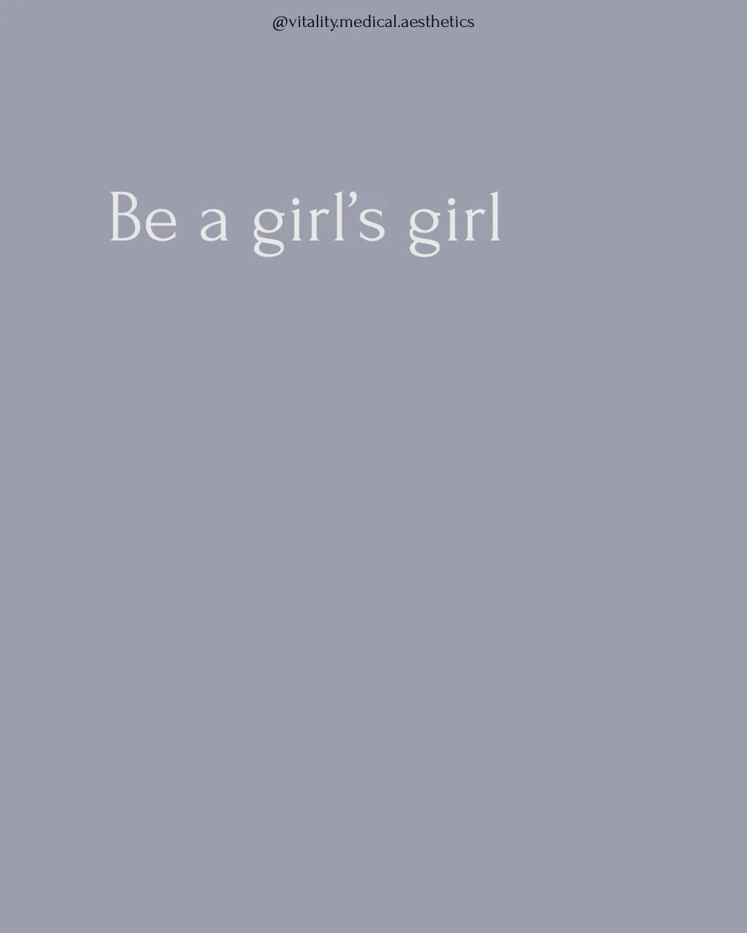 Being a girl&rsquo;s girl is where it&rsquo;s at ✨