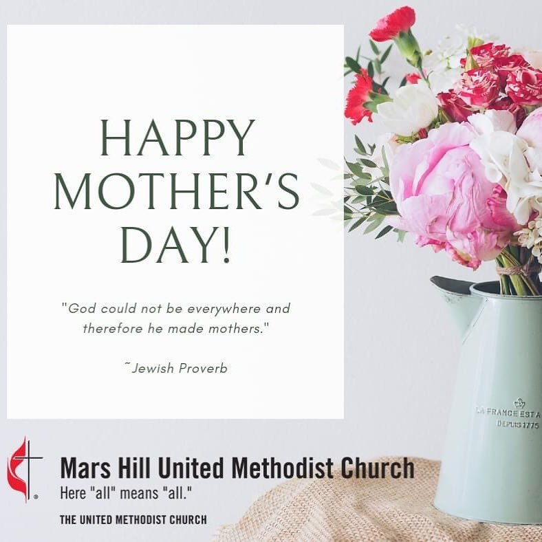 👩&zwj;👧&zwj;👦To the mothers, stepmothers, godmothers, grandmother, motherly aunts, sisters friends, teachers, mentors, #HappyMothersDay from Mars Hill #UnitedMethodistChurch! 

We❤️ you!

#Mothers #mothersday #mom