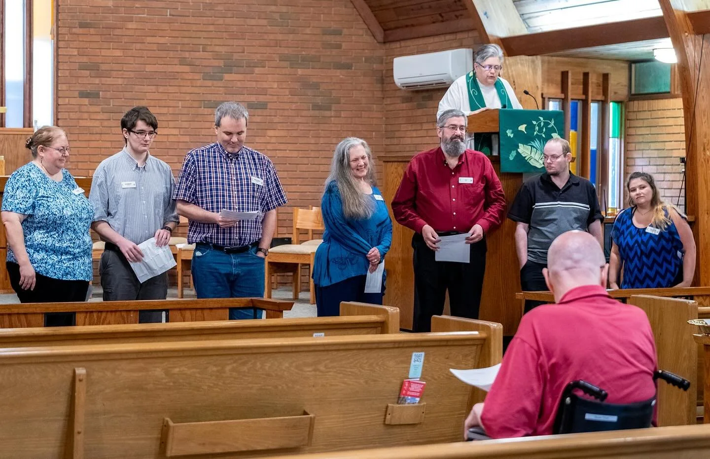 On Sunday, we were honored to welcome new members to the congregation at Mars Hill United Methodist Church. This includes the ministry and witness of Cory, Robert, Michael, Barbara Dan, David and Felicia. We hope to welcome Mary and Tom in the next f