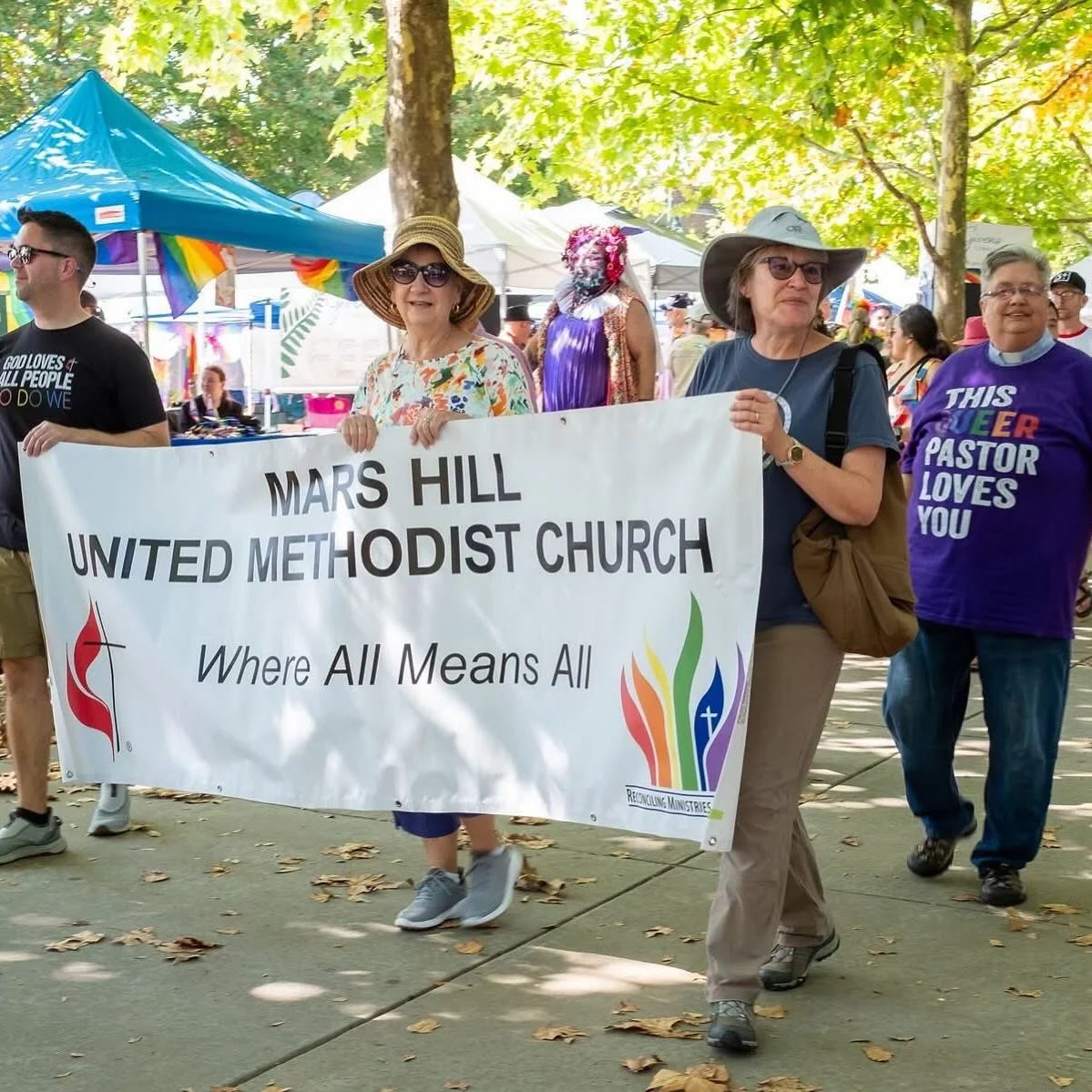 🌈Today we honor and celebrate National Coming Out Day, celebrating authenticity, courage &amp; the boundless love of God❣️

At Mars Hill United Methodist Church, we believe every person is created in God&rsquo;s image: every child of God. No excepti