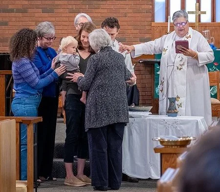 ❤️We welcome Elijah, Elizabeth and Charlie with open hearts and open arms. 

We celebrate the Spirit that brought them here, and we promise to walk with them in questions and convictions, in laughter and in tears, as we grow together in love and live