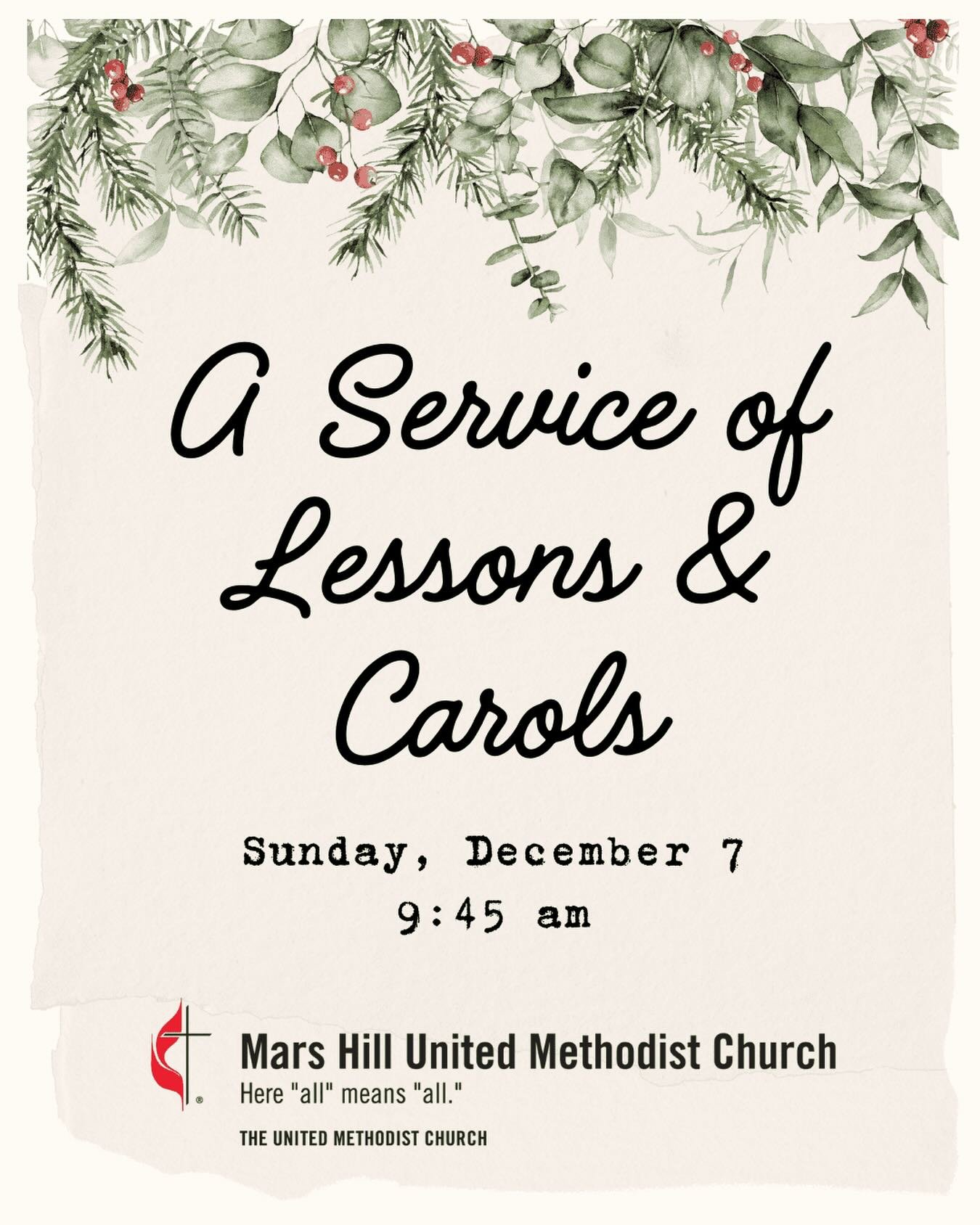 A beloved tradition returns tomorrow &mdash; online and in Mars Hill: ✨Advent Lesson &amp;  Carols 🎼

Hear from our Mars Hill University musicians, our handbell choir and the enjoy the songs and stories of the season. 

#MarsHillNC #MadisonCountyNC 