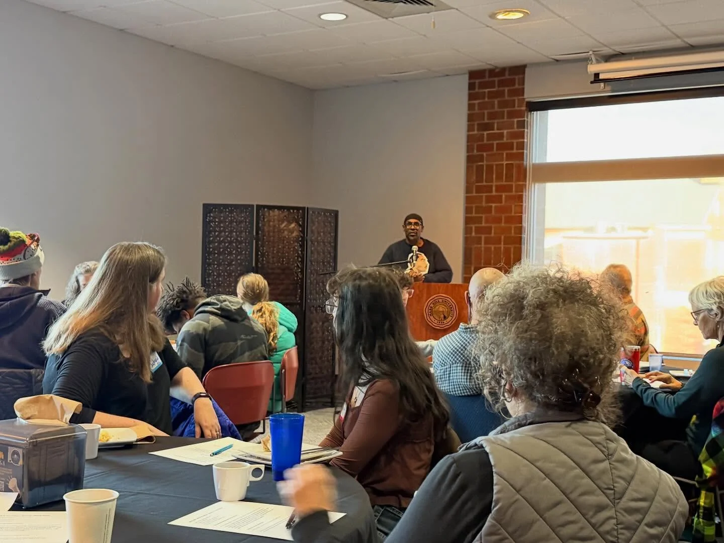So grateful for everyone who filled the room Monday during the annual Dr. Martin Luther King, Jr. breakfast: neighbors, friends, area leaders and an inspiring mix of lay and clergy from faith communities across our region. 

People from different bac