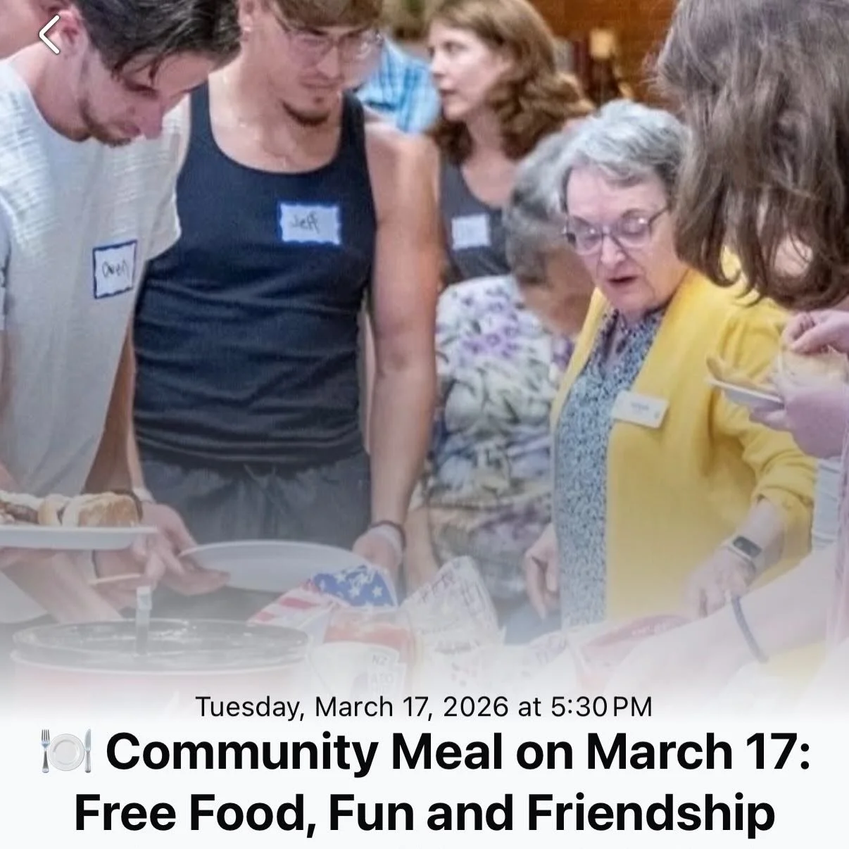 🍀Mars Hill United Methodist Church will host a free community meal on March 17 from 5:30 until 7 pm featuring hot dogs, sausage, tater tots and desserts. Participants can expect a welcoming place with community connection and good vibes.

We hope yo