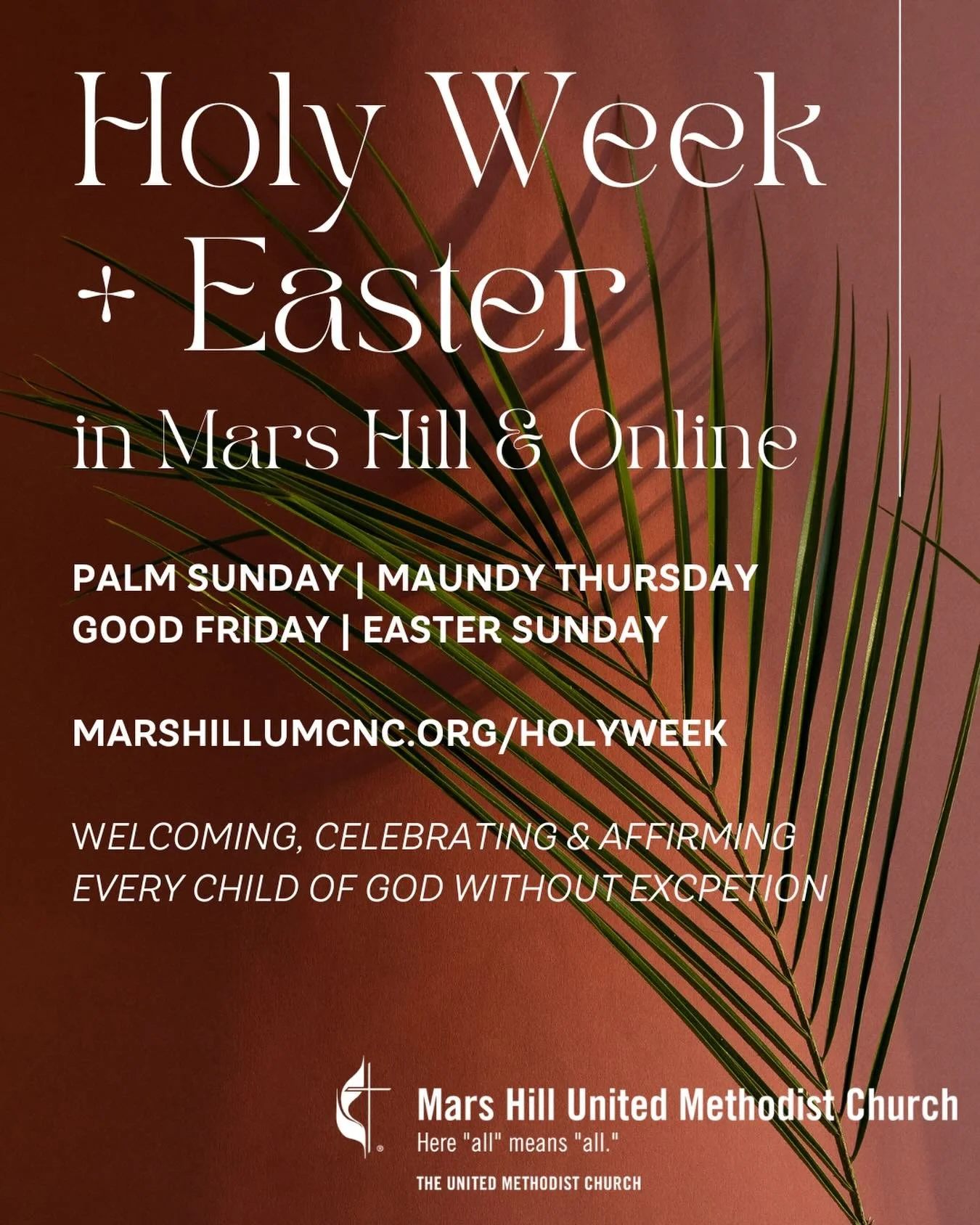 ☦️ Over this Lenten season, we&rsquo;ve been journeying through the wilderness together, preparing to observe the most joyous season of the Christian year.

As we approach Holy Week and Easter, we invite you to journey with us, remembering, enacting,