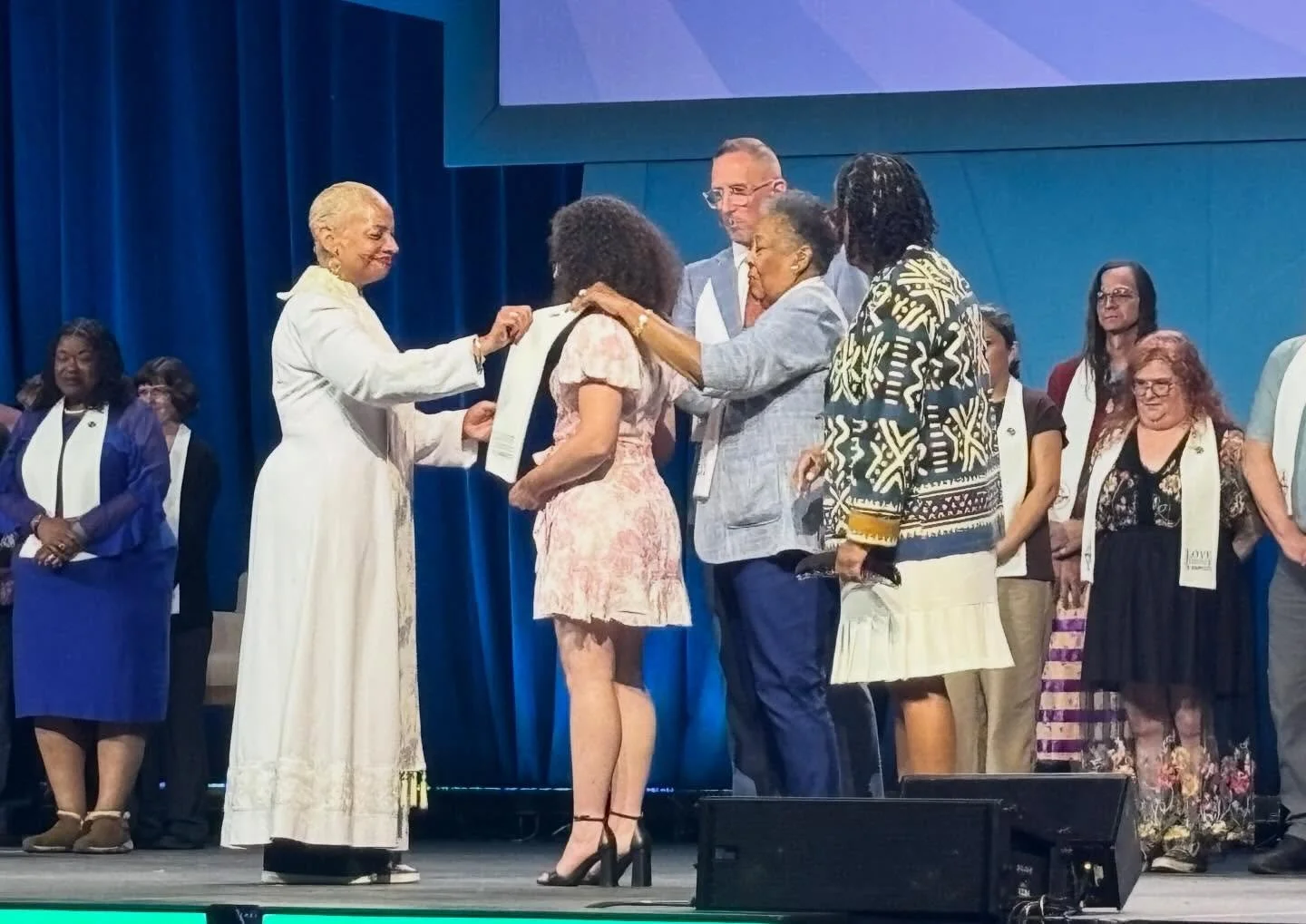 👏 Honored to see our own Shasta Wilde consecrated as a Deaconess at the annual gathering of the United Women in Faith this weekend. 

Congratulations Shasta! 

#wnccumc #beumc #umc
