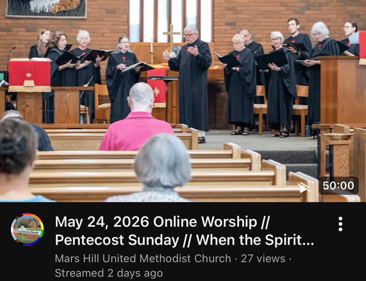 🔥In case you missed it, 🕊️ our Pentecost Sunday worship from May 24 featuring a sermon from Pastor Kelly based on the Acts of the Apostles, &ldquo;When the Spirit Breaks Loose.&rdquo;

#Pentecost #PentecostSunday