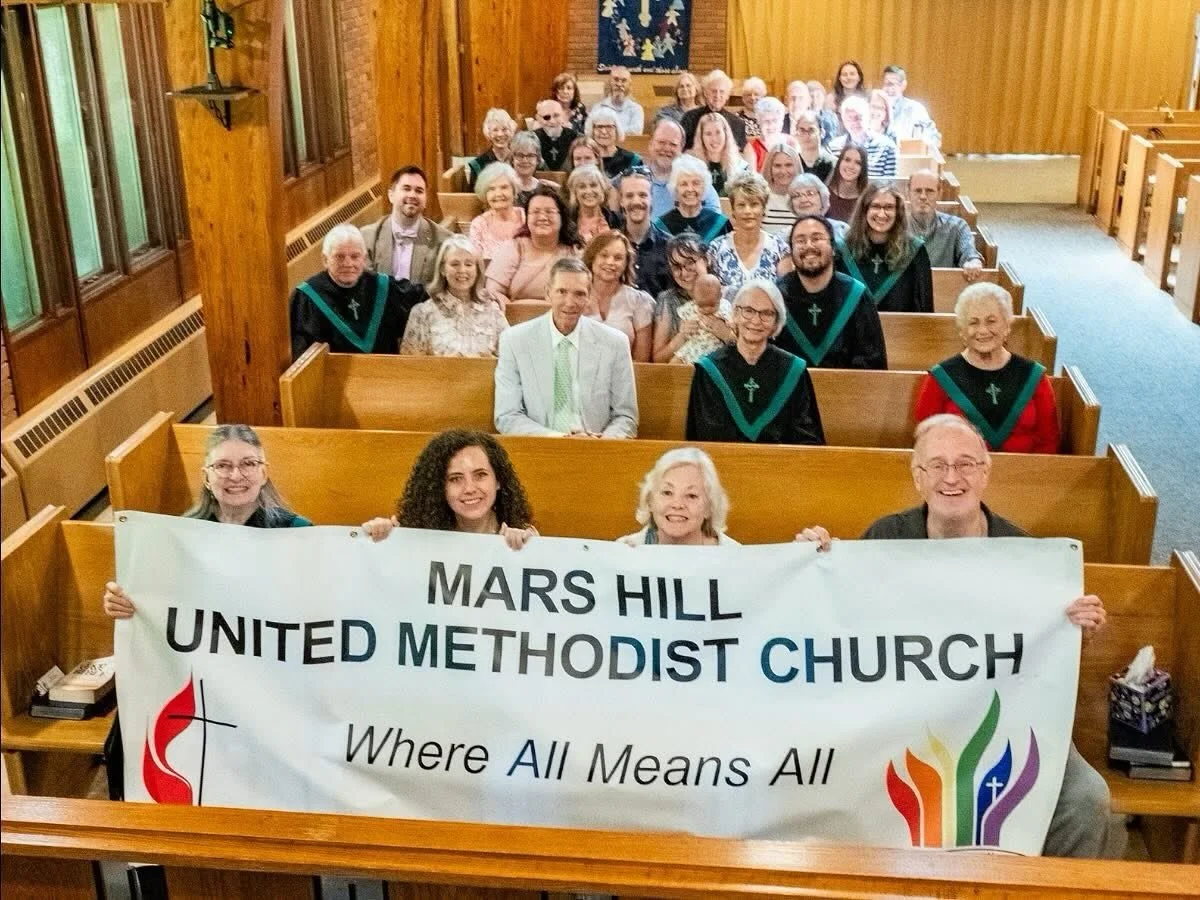 🌈 The warm June sunlight passes through the stained glass on Sunday mornings and hits the old tile floors, warming a seat in a pew just for you. 

There are no tests here. No one is checking IDs, asking who you love or demanding to know your gender 