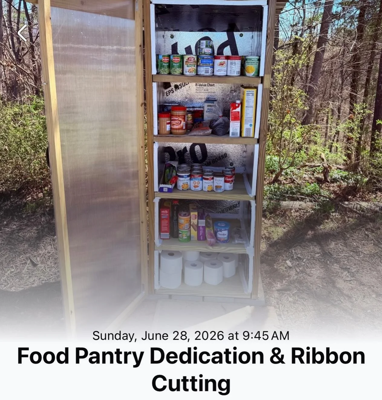 The public is invited to join a special ribbon cutting ceremony on Sunday, June 28 at 9:45 am, celebrating the newly expanded 24/7 food pantry at Mars Hill United Methodist Church.❤️

#marshillnc #WNC #madiaoncountync #828isgreat