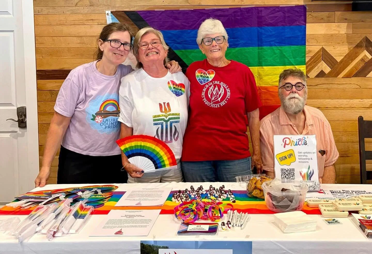 🌈What a joy to join the Episcopal Church of the Holy Spirit and Marshall Presbyterian Church at the second annual Pride Festival in Madison County. 🏳️&zwj;🌈🏳️&zwj;⚧️

Many thanks to all who joined us in showing God&rsquo;s love for ALL! ❤️

#prid