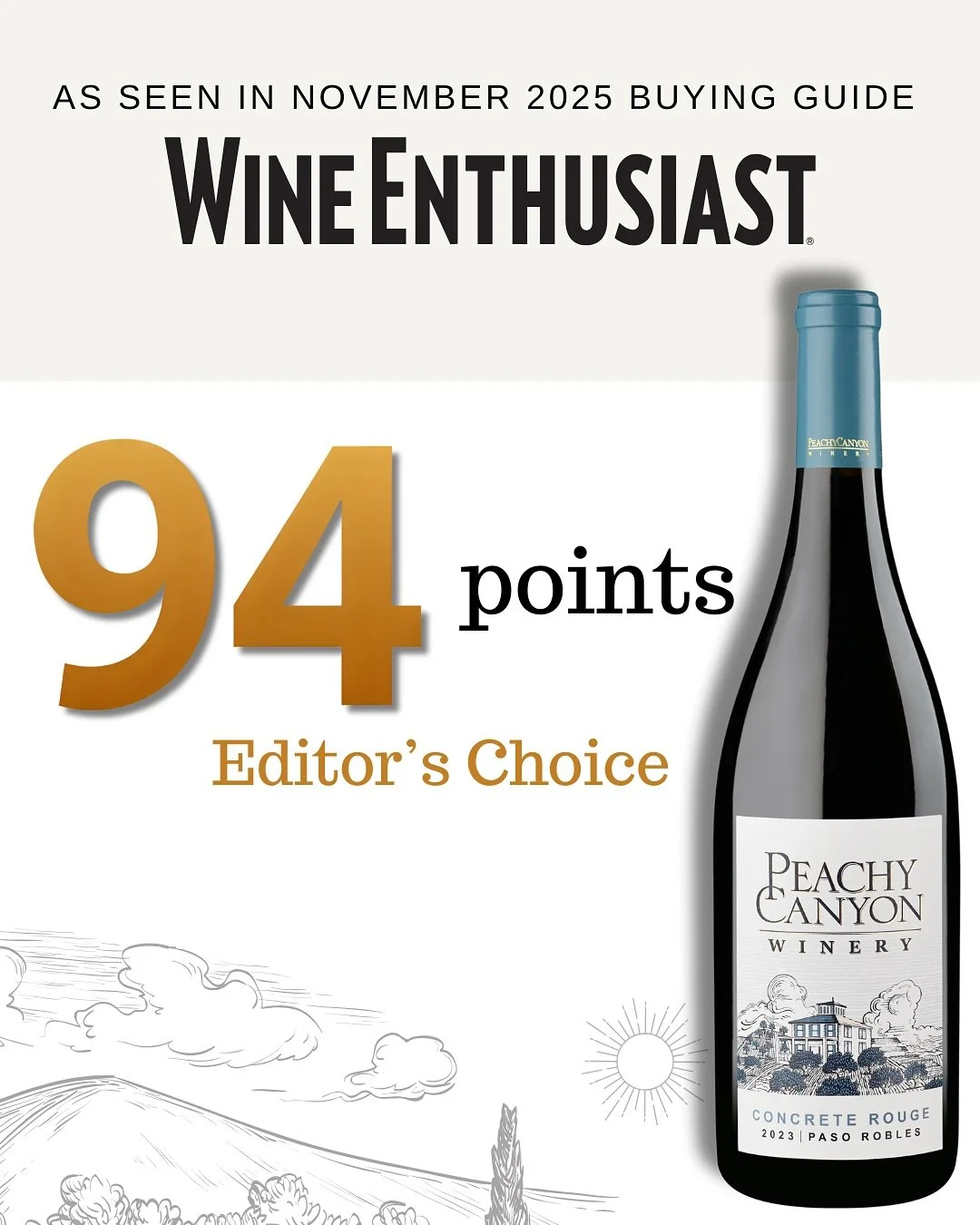 Introducing Concrete Rouge, scoring 94 points and receiving editor&rsquo;s choice from Wine Enthusiast. 
This club exclusive blend contains 36% Cabernet Sauvignon, 36% Malbec, and 28% Zinfandel. Look for this blend in your October shipment! 
&quot;Co