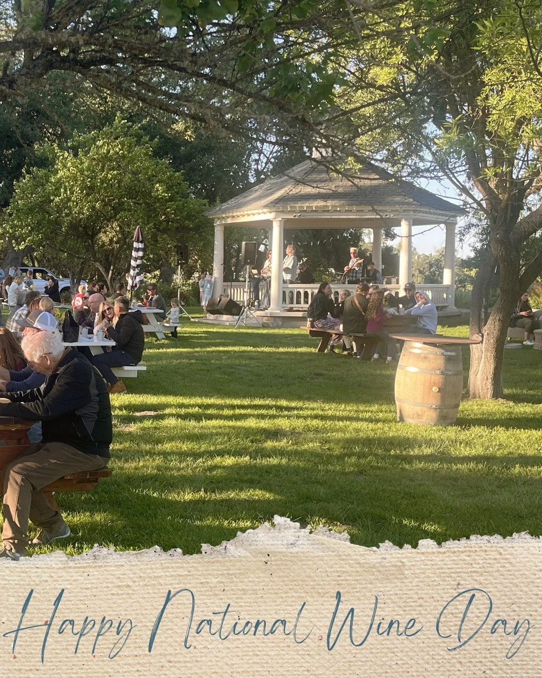 Happy Memorial Day and Happy National Wine Day! Today is the perfect day to relax with friends, family, and a nice glass of wine.

As Paso Wine Month winds down, we&rsquo;d love to have you join us. Stop by our tasting room today, walk-ins are always