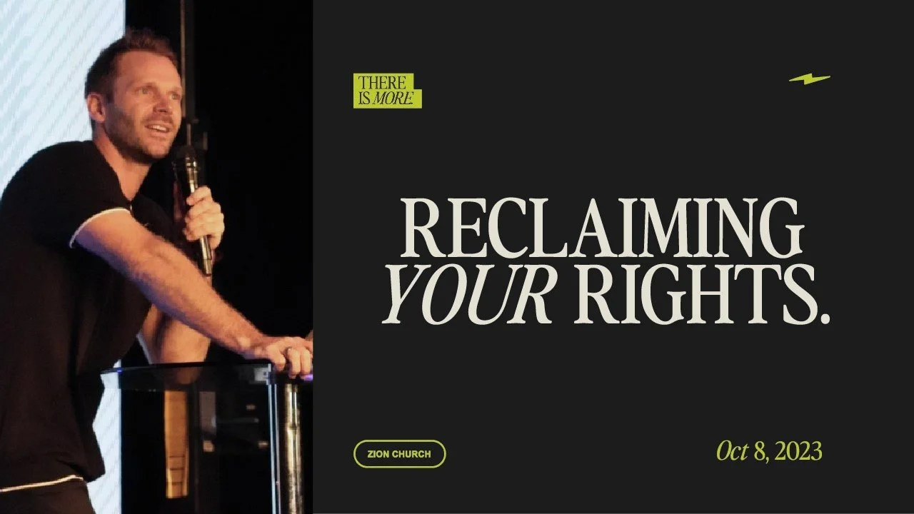 Reclaiming Your Rights | Pastor Jon Krist