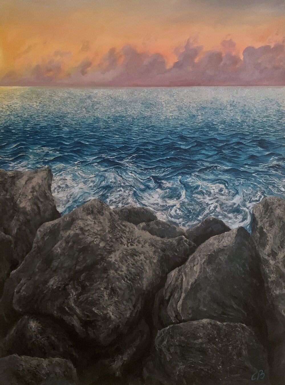 Serene Harbor - 24x36 Canvas - Blink Gallery