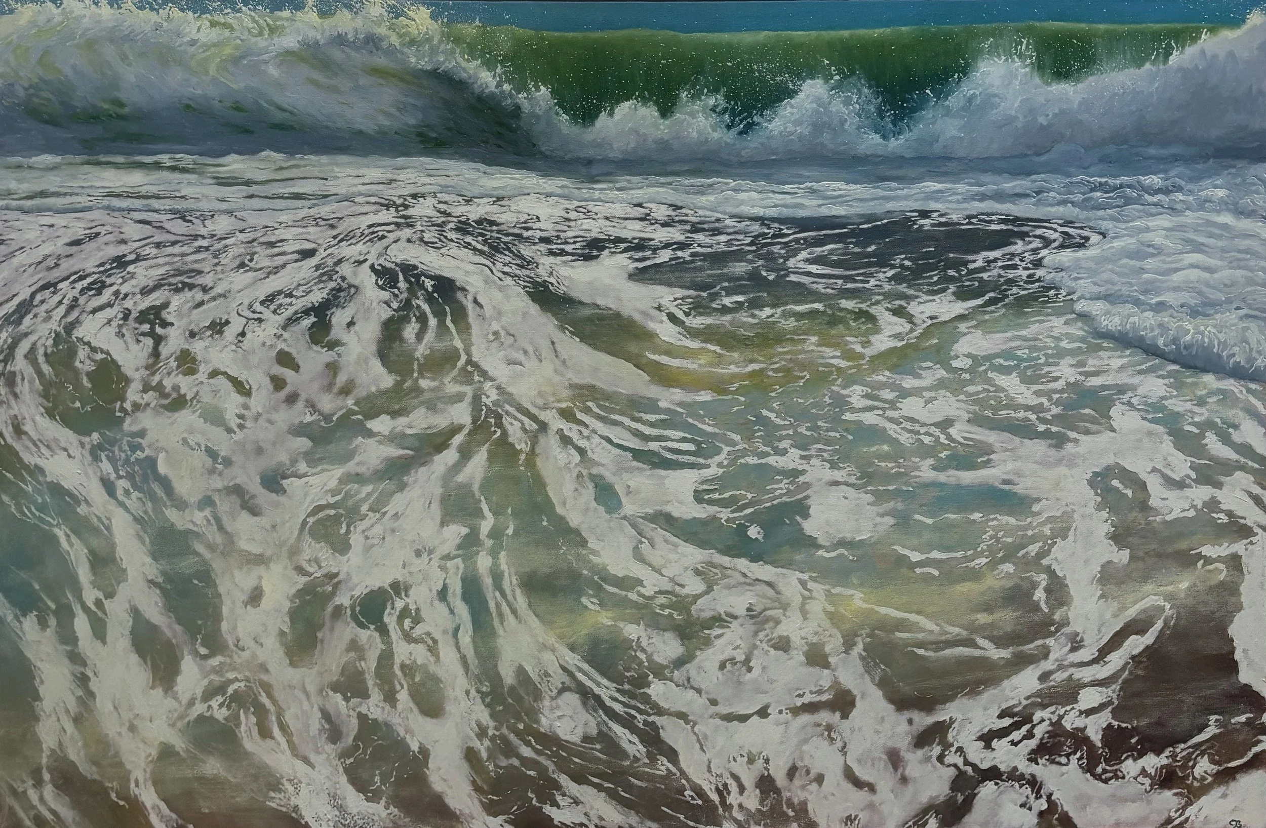 Swirlin'
Oil on Canvas
30"X48"
2025
$3,350.00