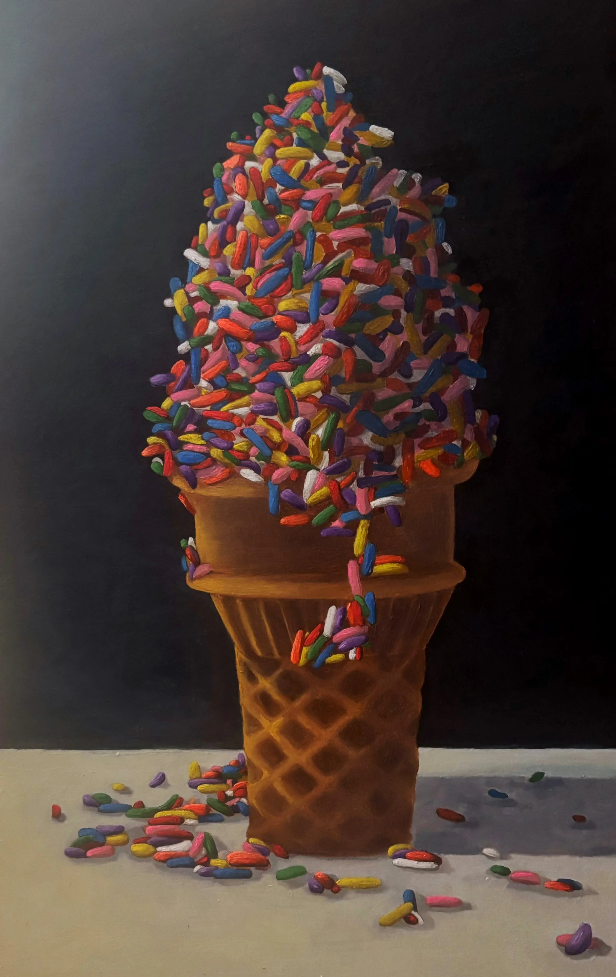 Jimmies
Oil on Panel
12" X 21"
2026
$900.00