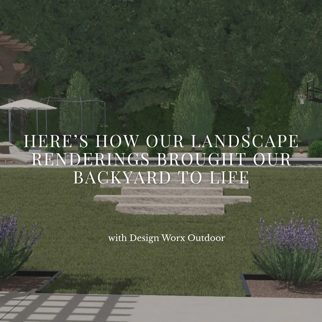 Construction is officially underway, and we can&rsquo;t wait to share the process as it all comes to life.

We turned to @designworxoutdoor to help us see the big picture &mdash; their renderings pulled all of our scattered ideas into one vision.
