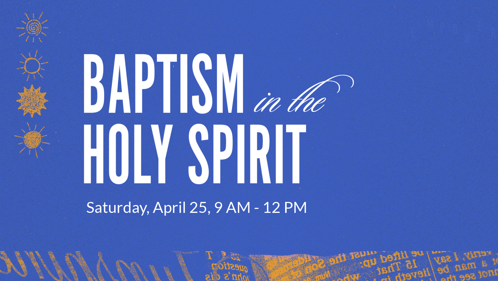 Baptism in the Holy Spirit