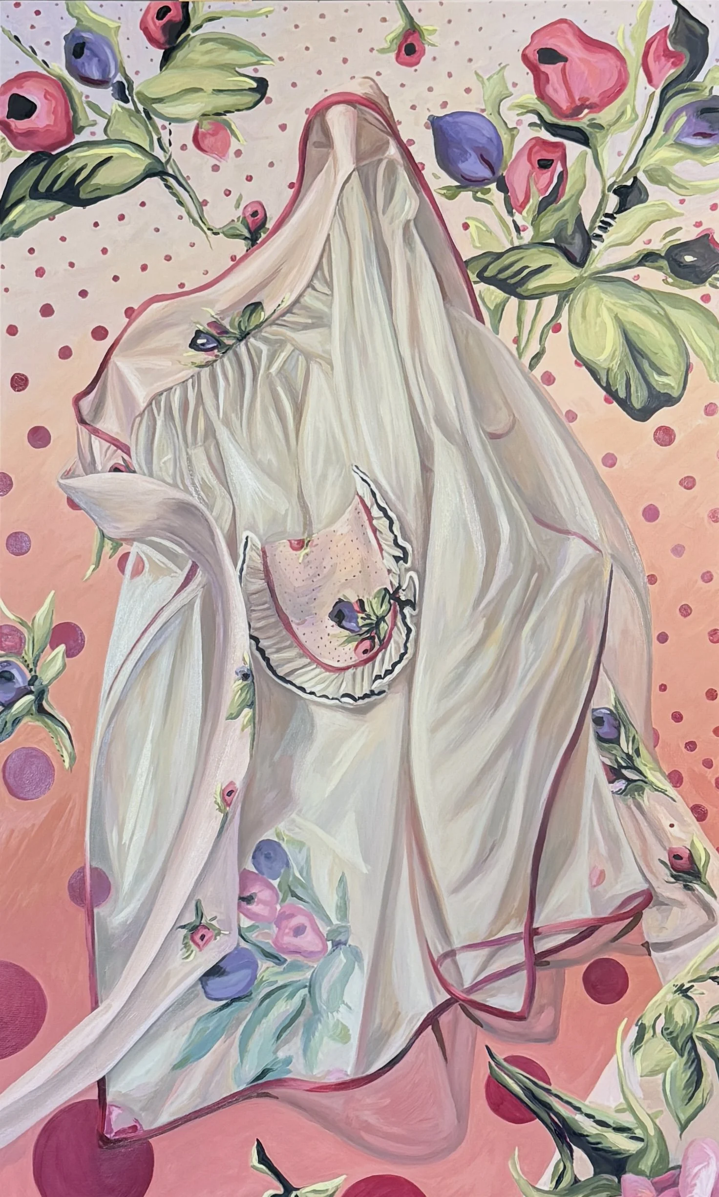 "Priscilla", 18 x 30", Oil on Panel