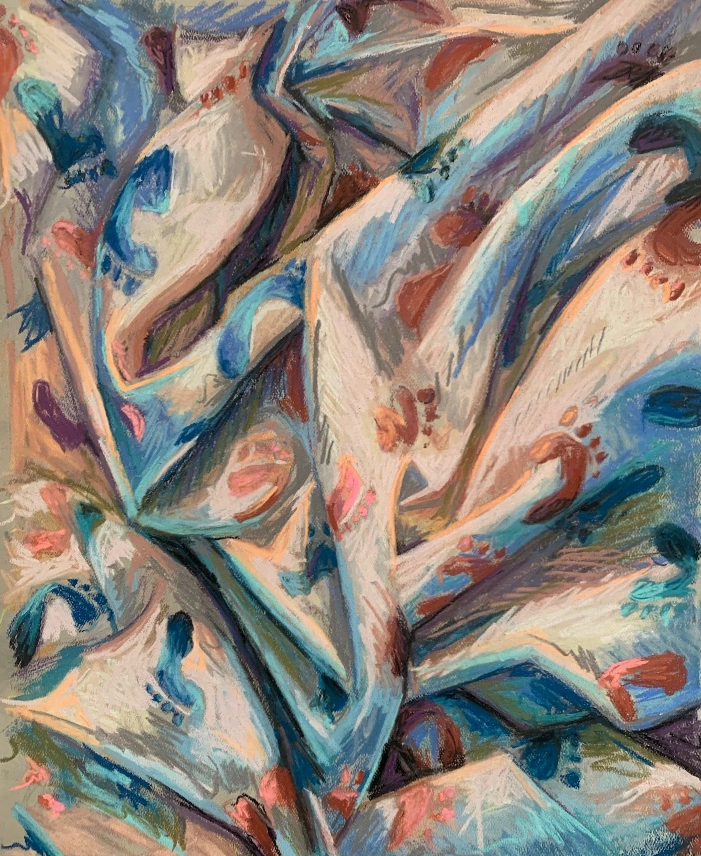 18 x 24" Pastel on paper