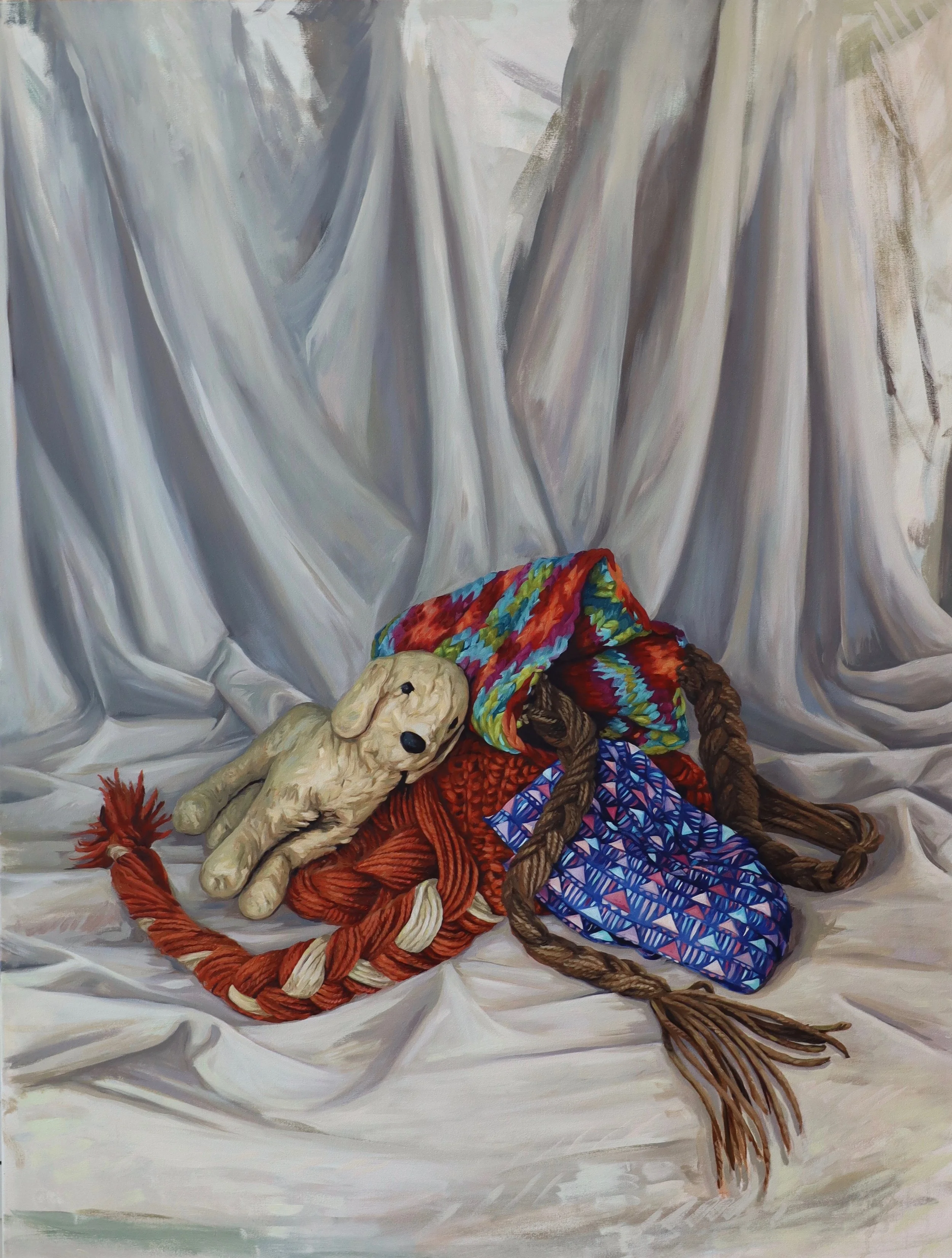 "Survivors (Charlotte's Story)", Oil on Canvas, 36 x 48"